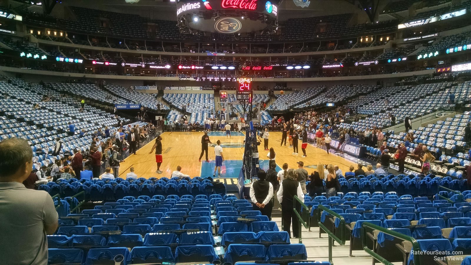 Section 101 at American Airlines Center Dallas Mavericks