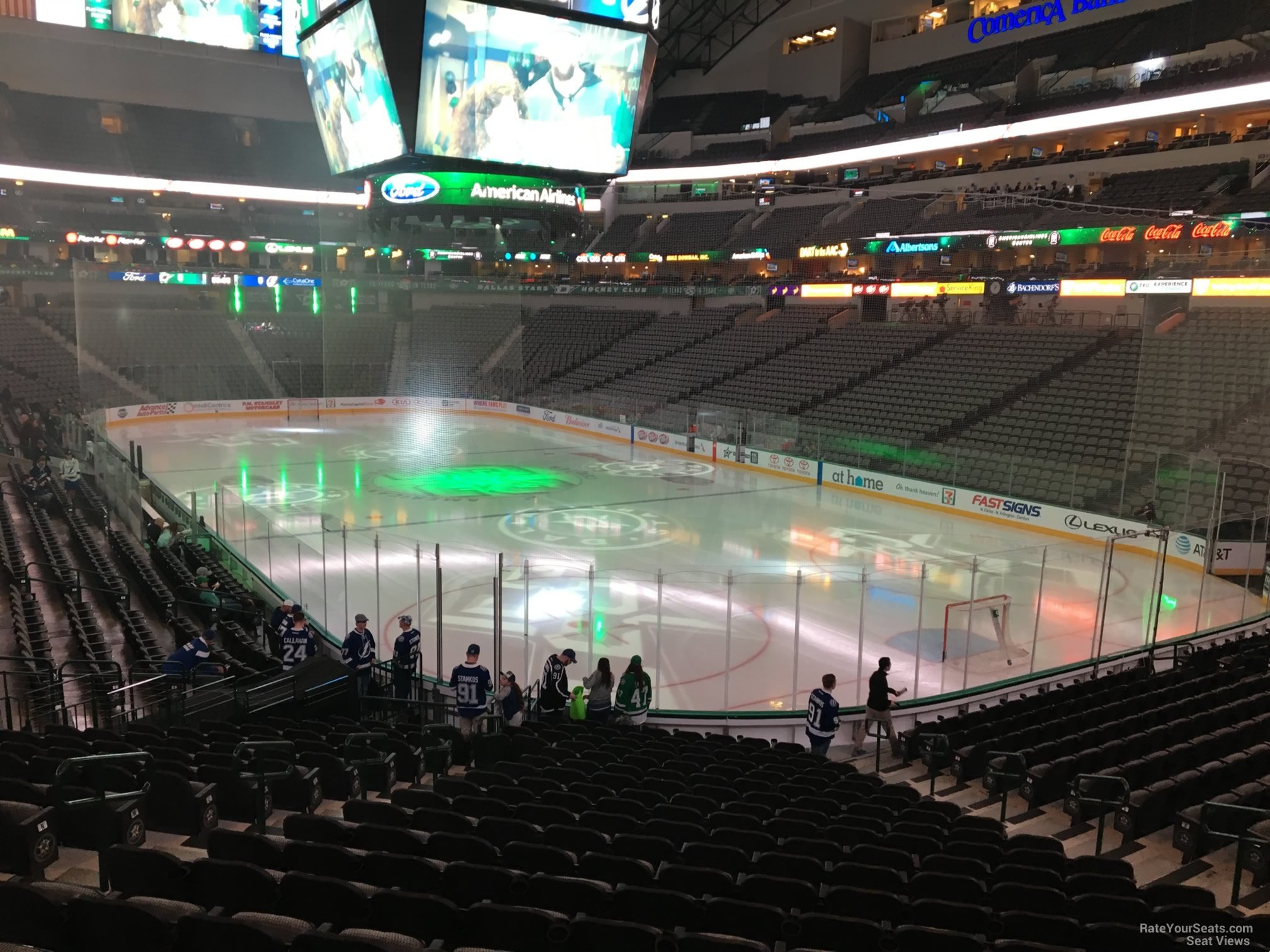 American Airlines Center Section 114 - Dallas Stars - RateYourSeats.com