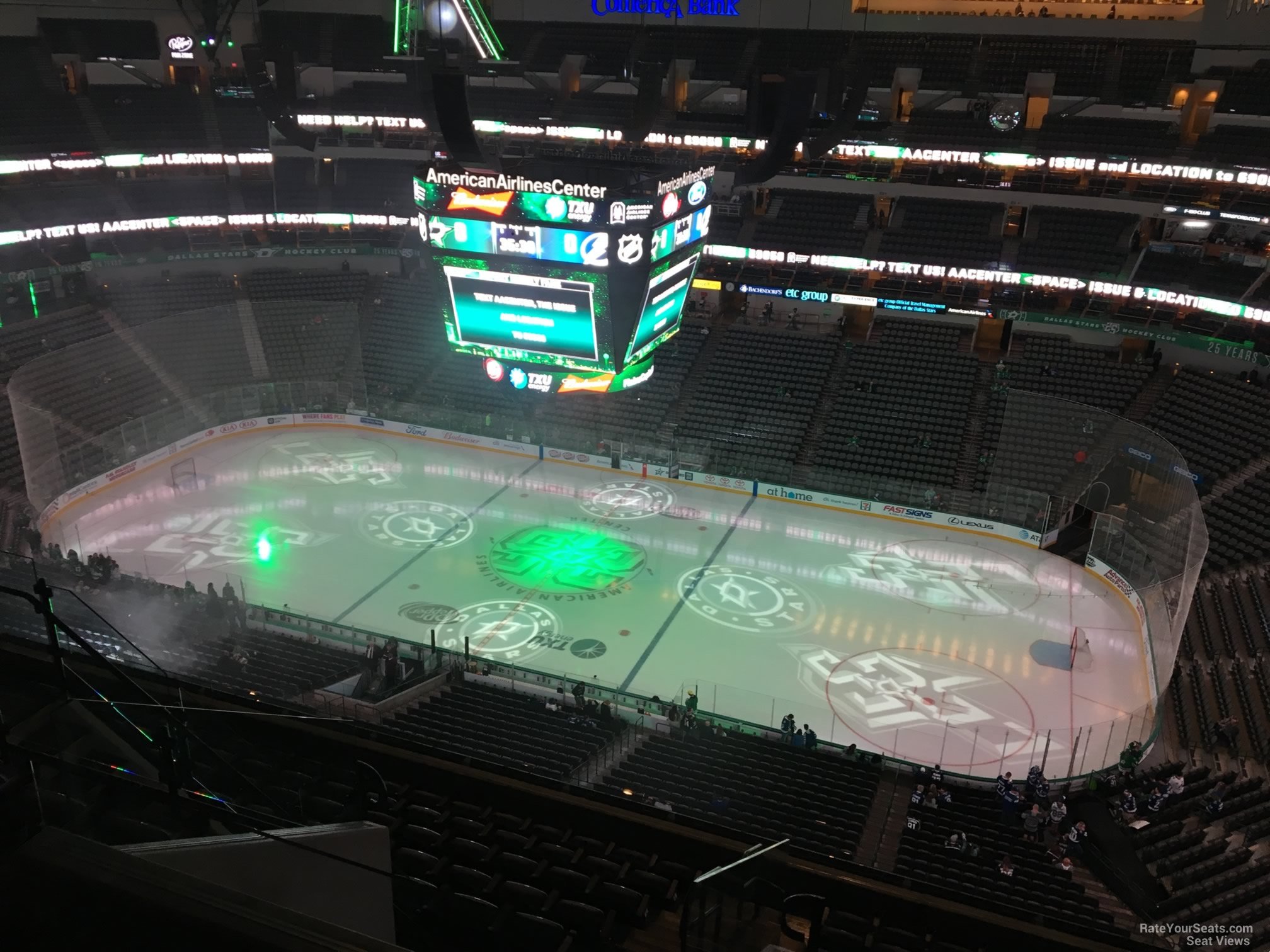 American Airlines Center Section 324 - Dallas Stars - RateYourSeats.com