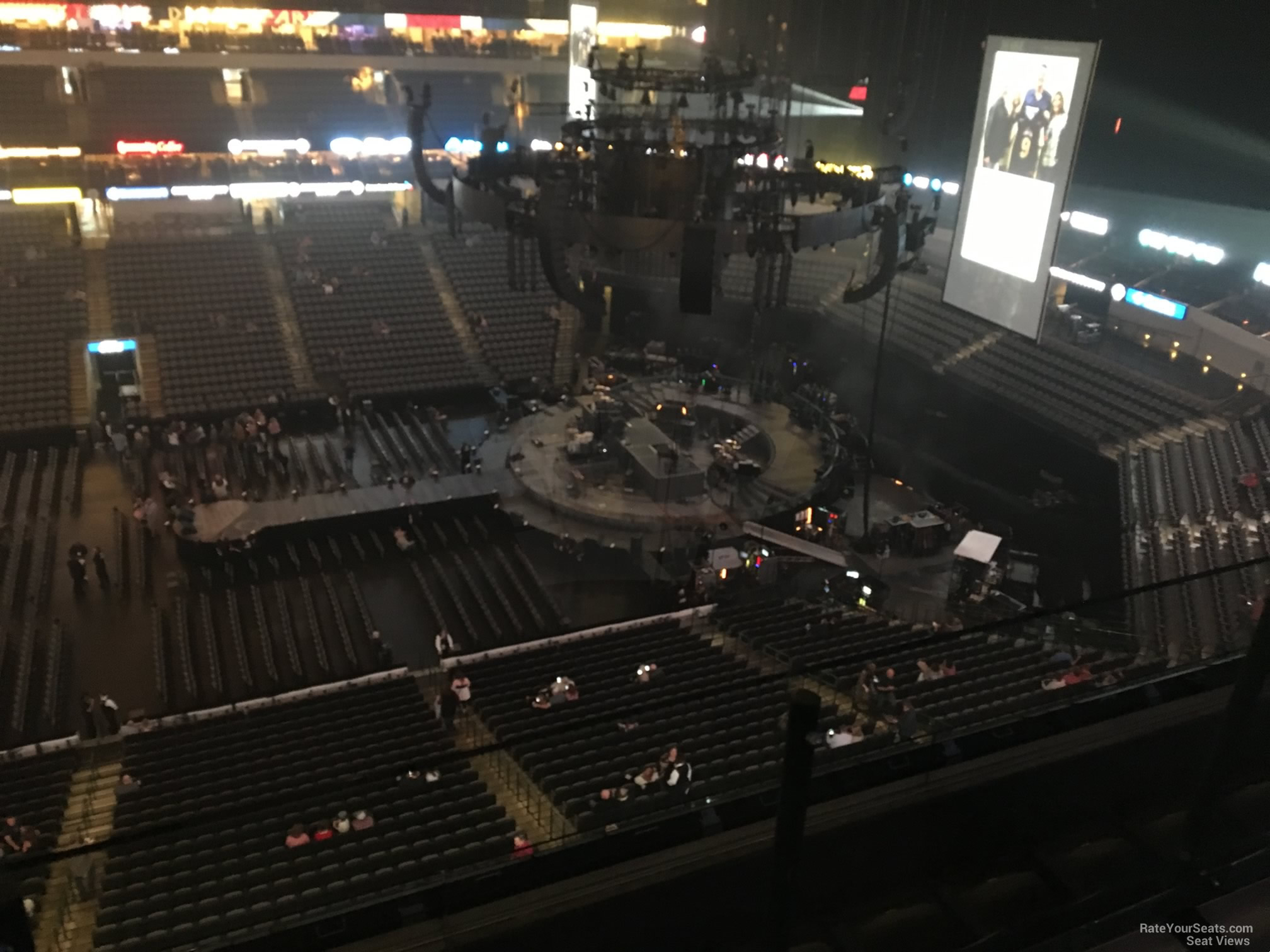 section 309, row e seat view  for concert - american airlines center