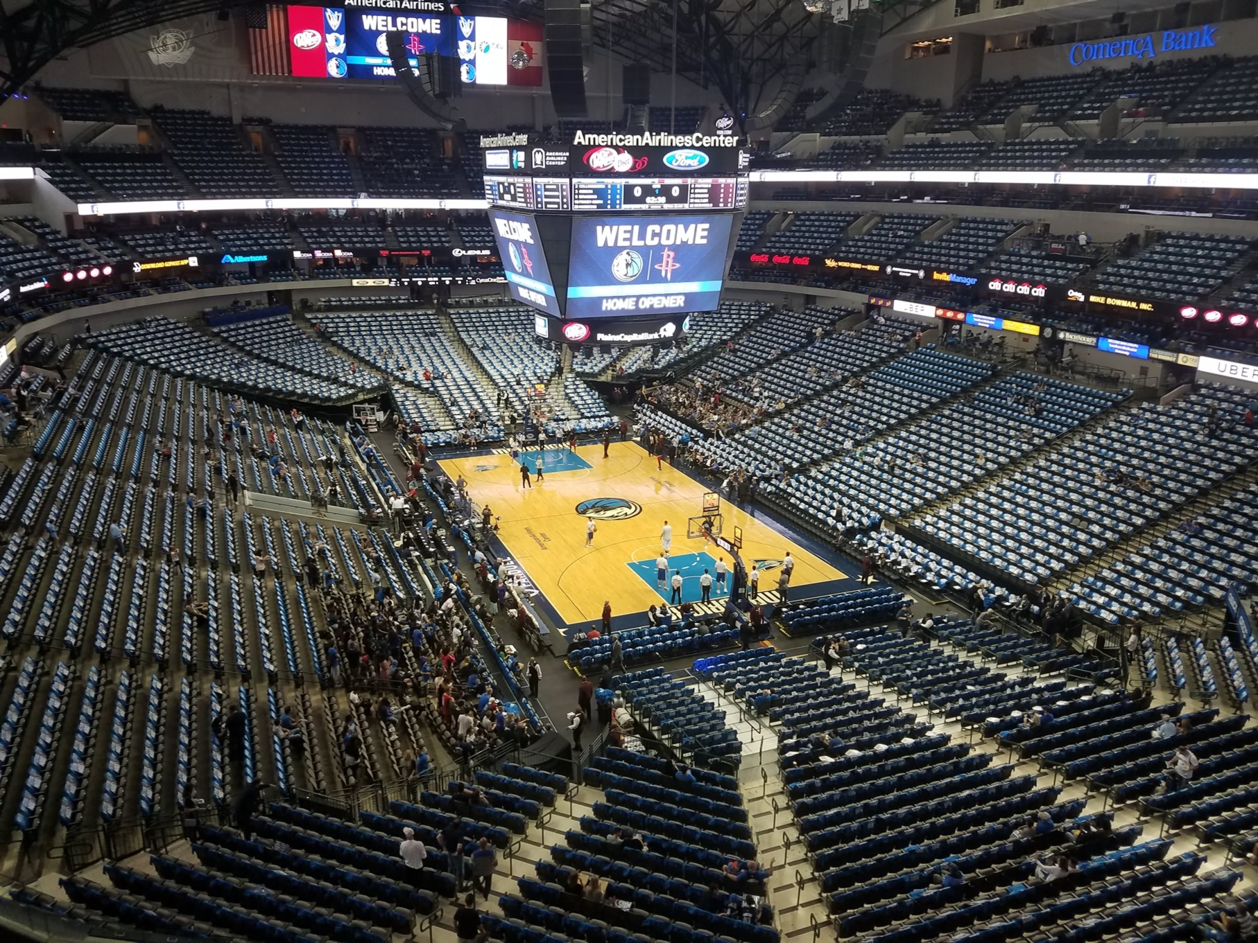 Section 320 at American Airlines Center 