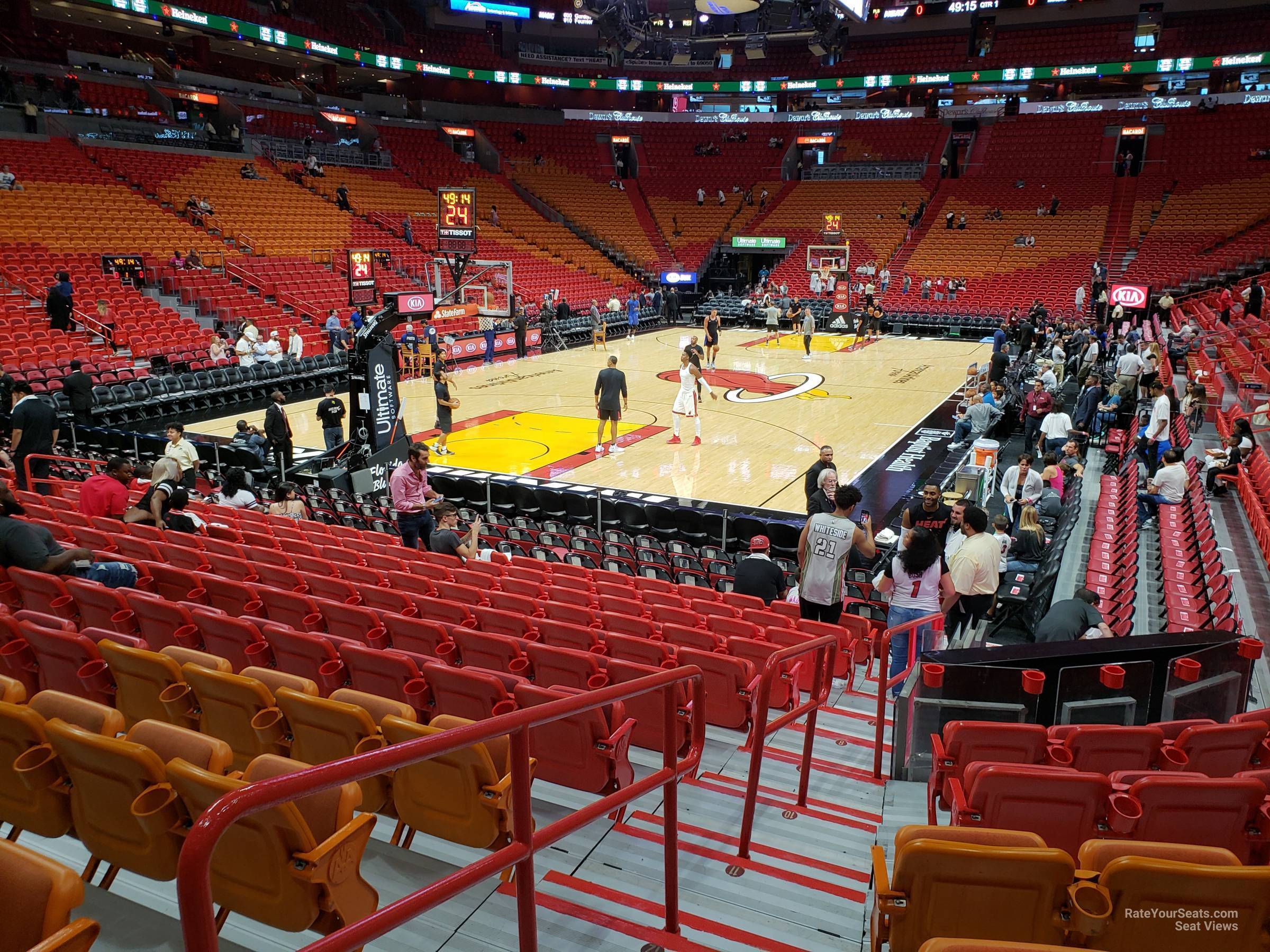 Aa Arena Seating Chart Heat