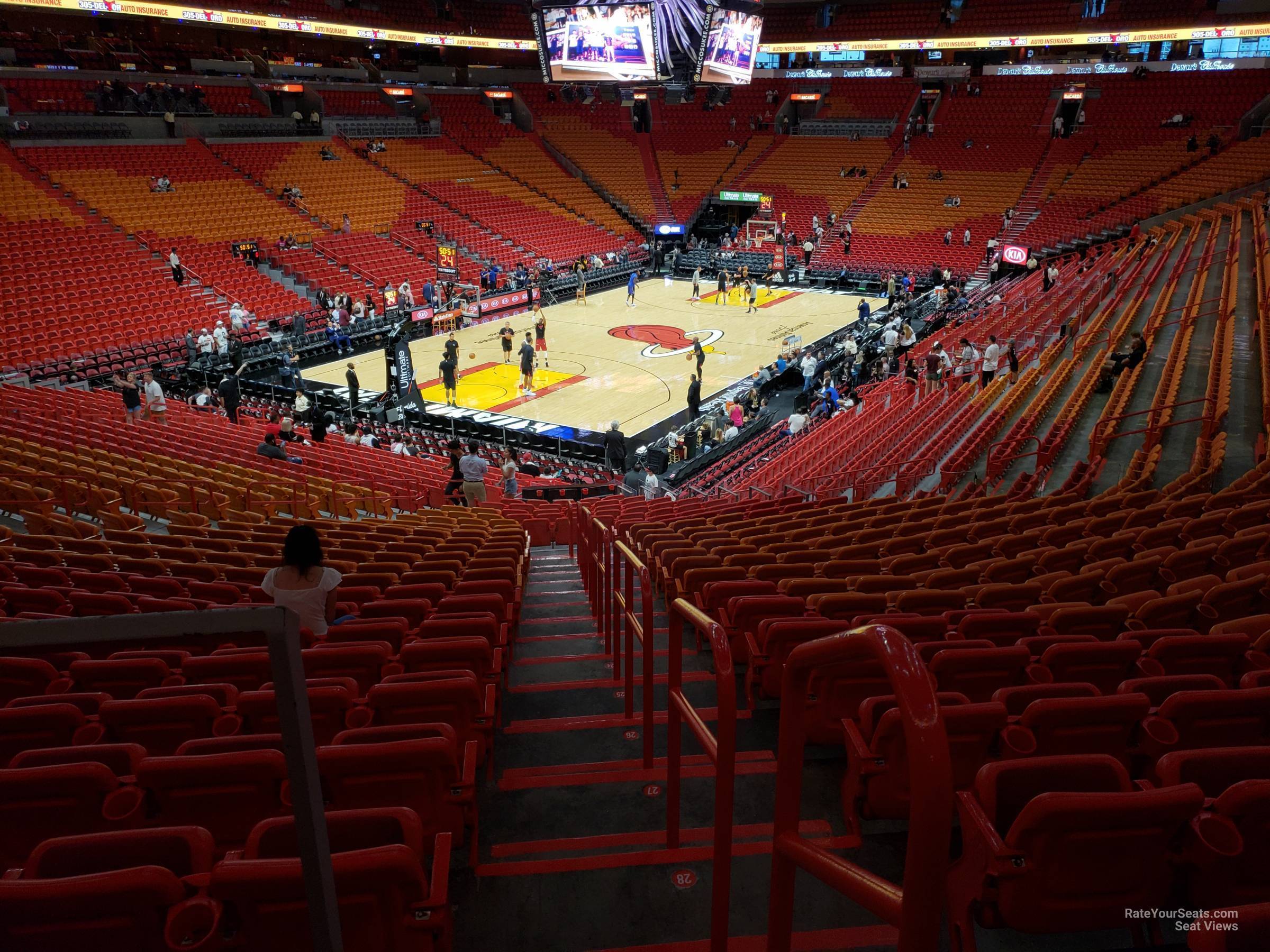 AmericanAirlines Arena Section 111 - Miami Heat - RateYourSeats.com