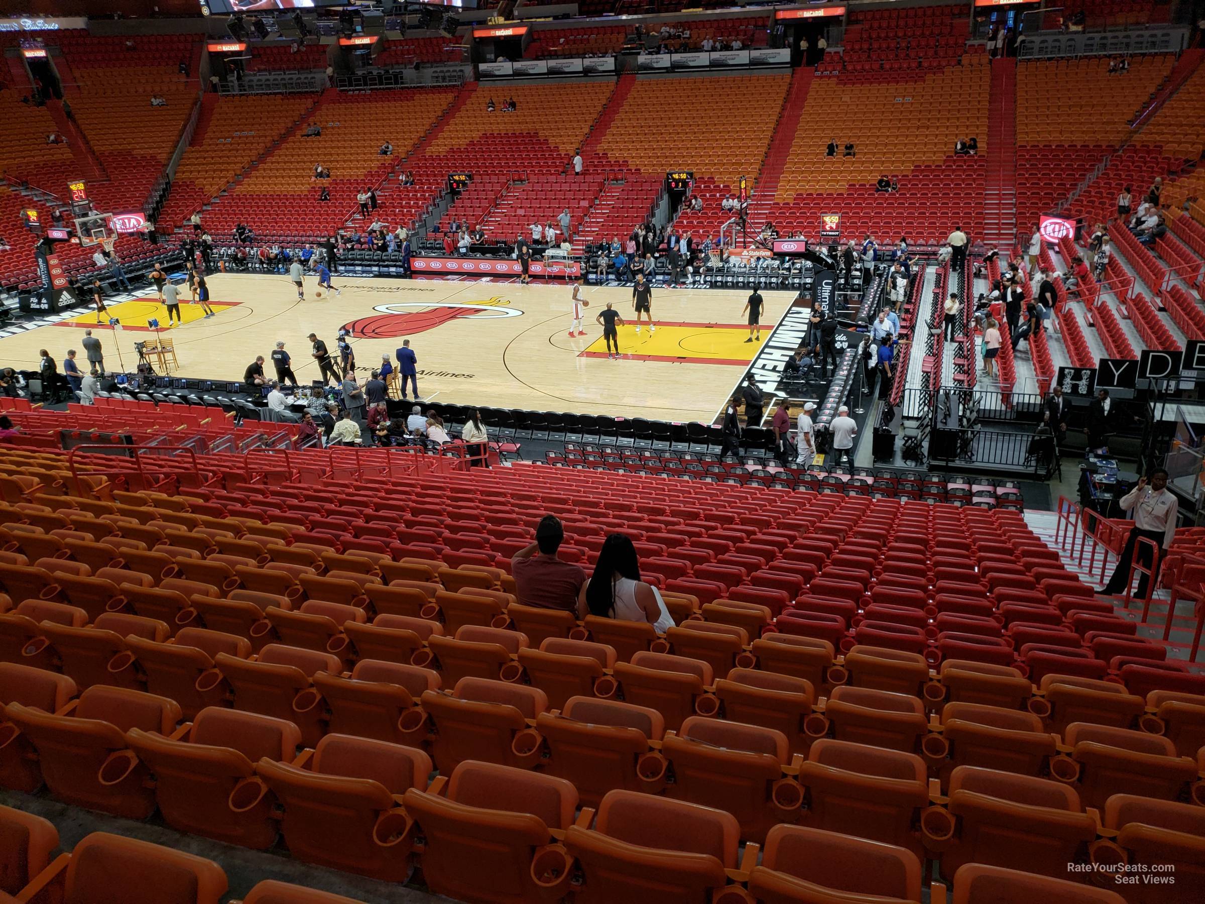 section 117, row 29 seat view  for basketball - kaseya center