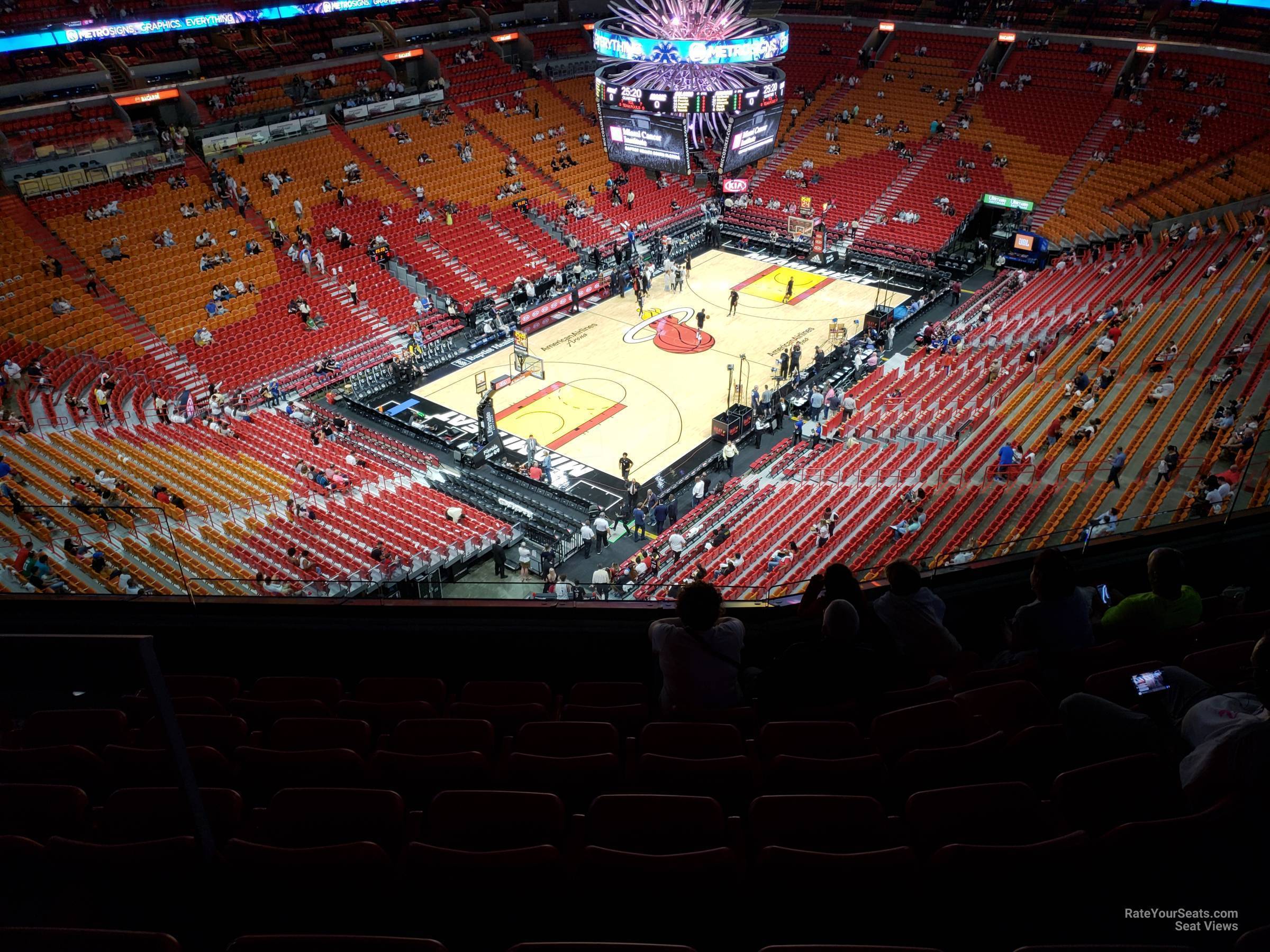 section 401, row 6 seat view  for basketball - kaseya center