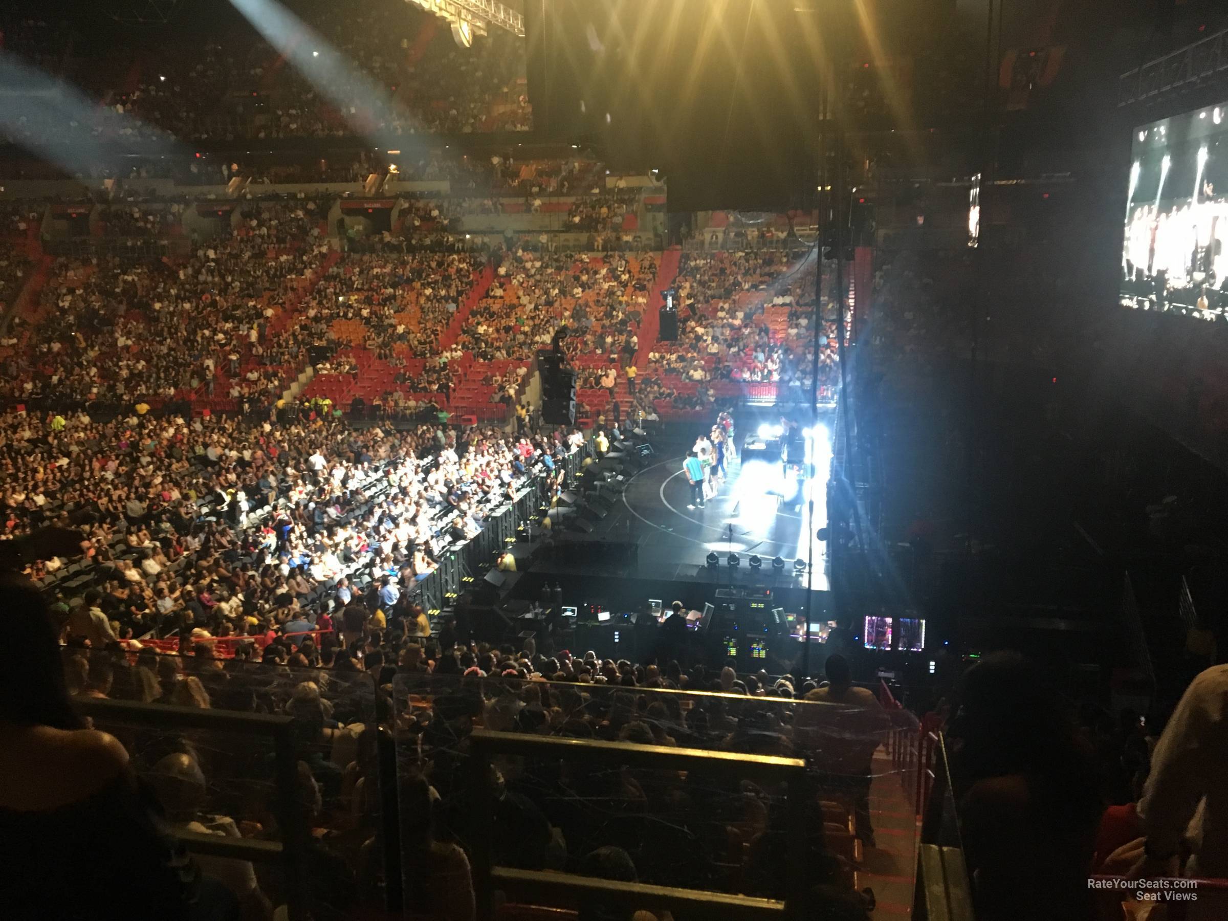 section 105, row 29 seat view  for concert - kaseya center