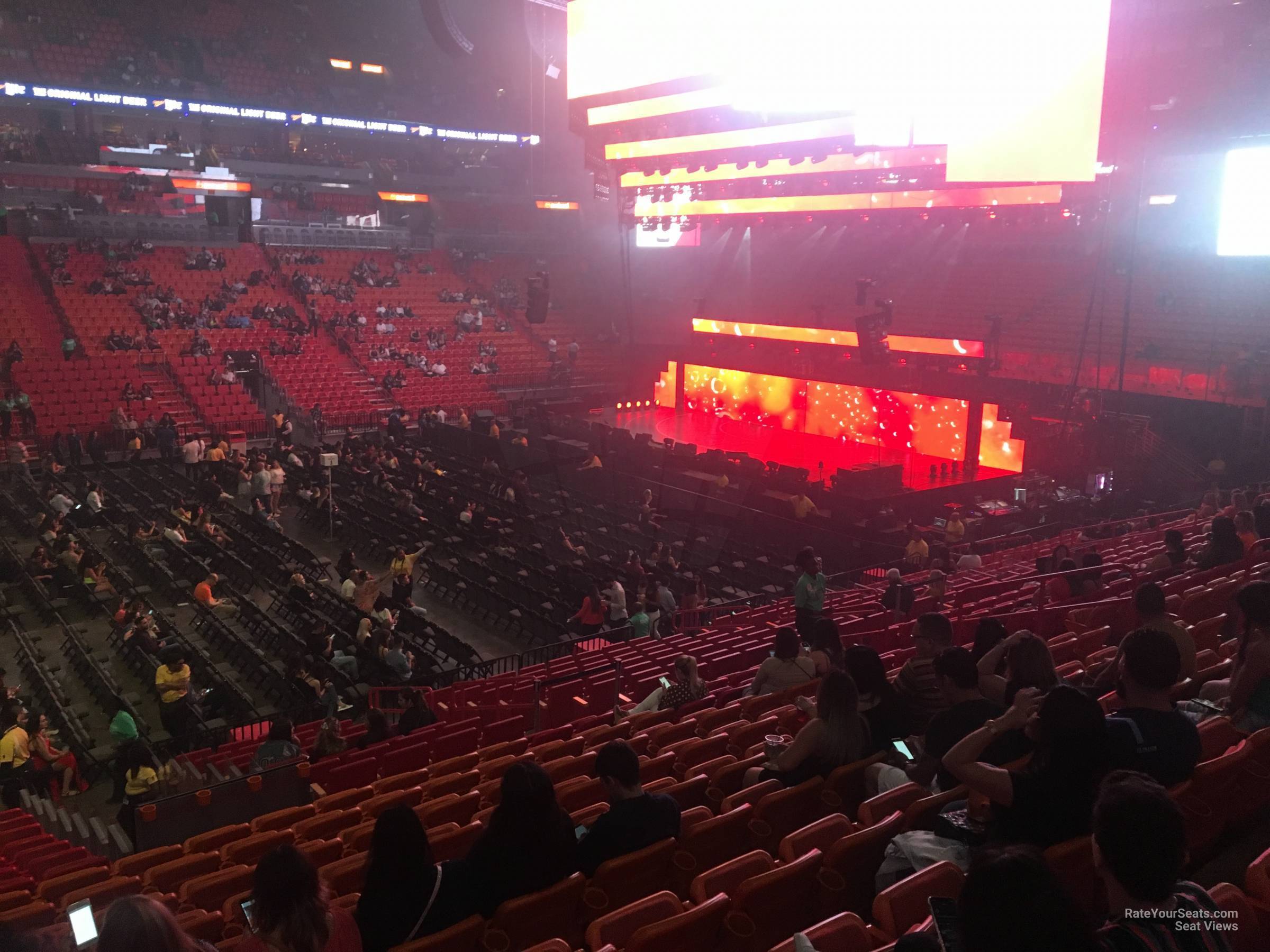 Americanairlines Arena Section 107 Concert Seating - Rateyourseats.com