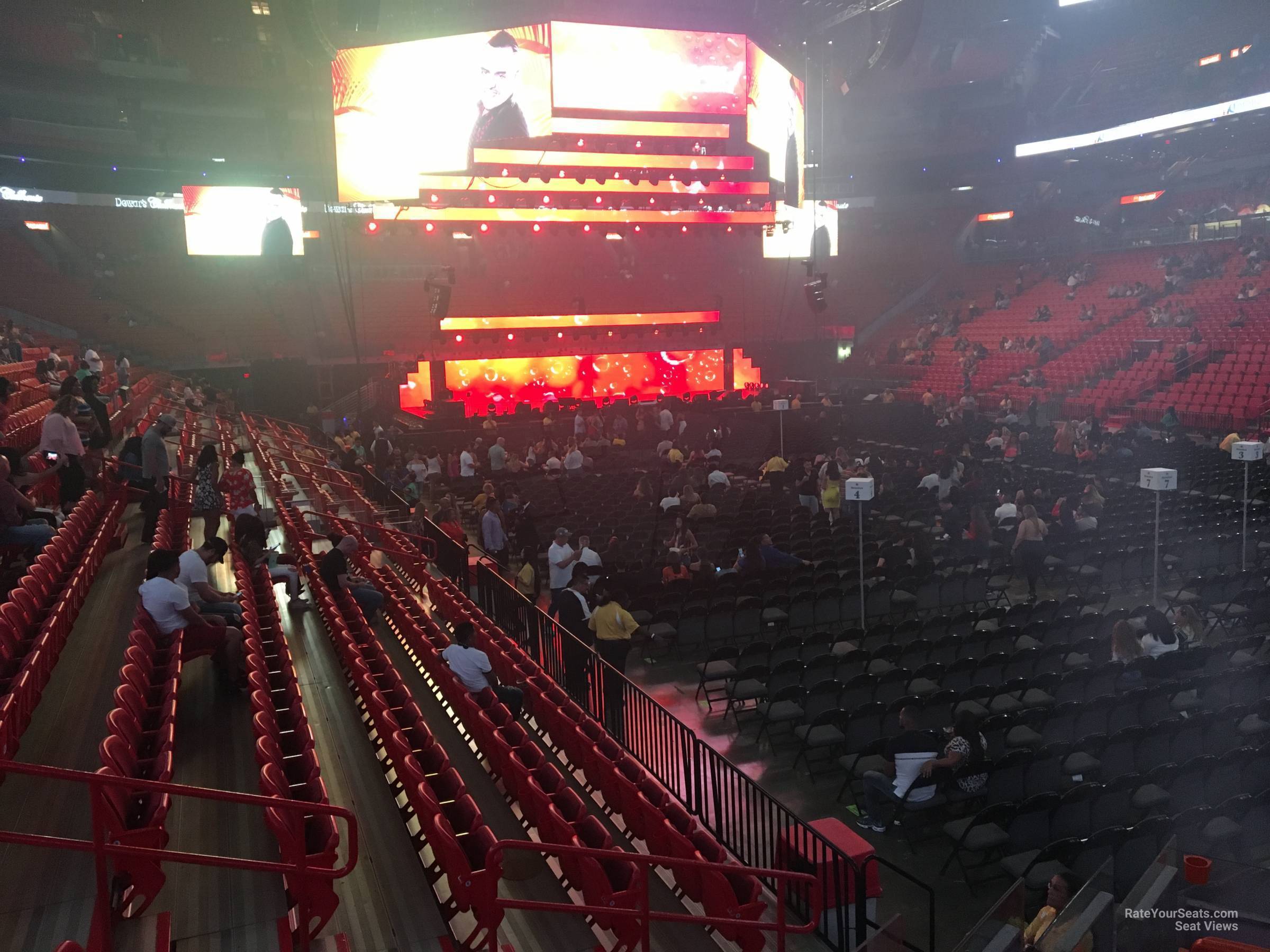 AmericanAirlines Arena Section 115 Concert Seating - RateYourSeats.com