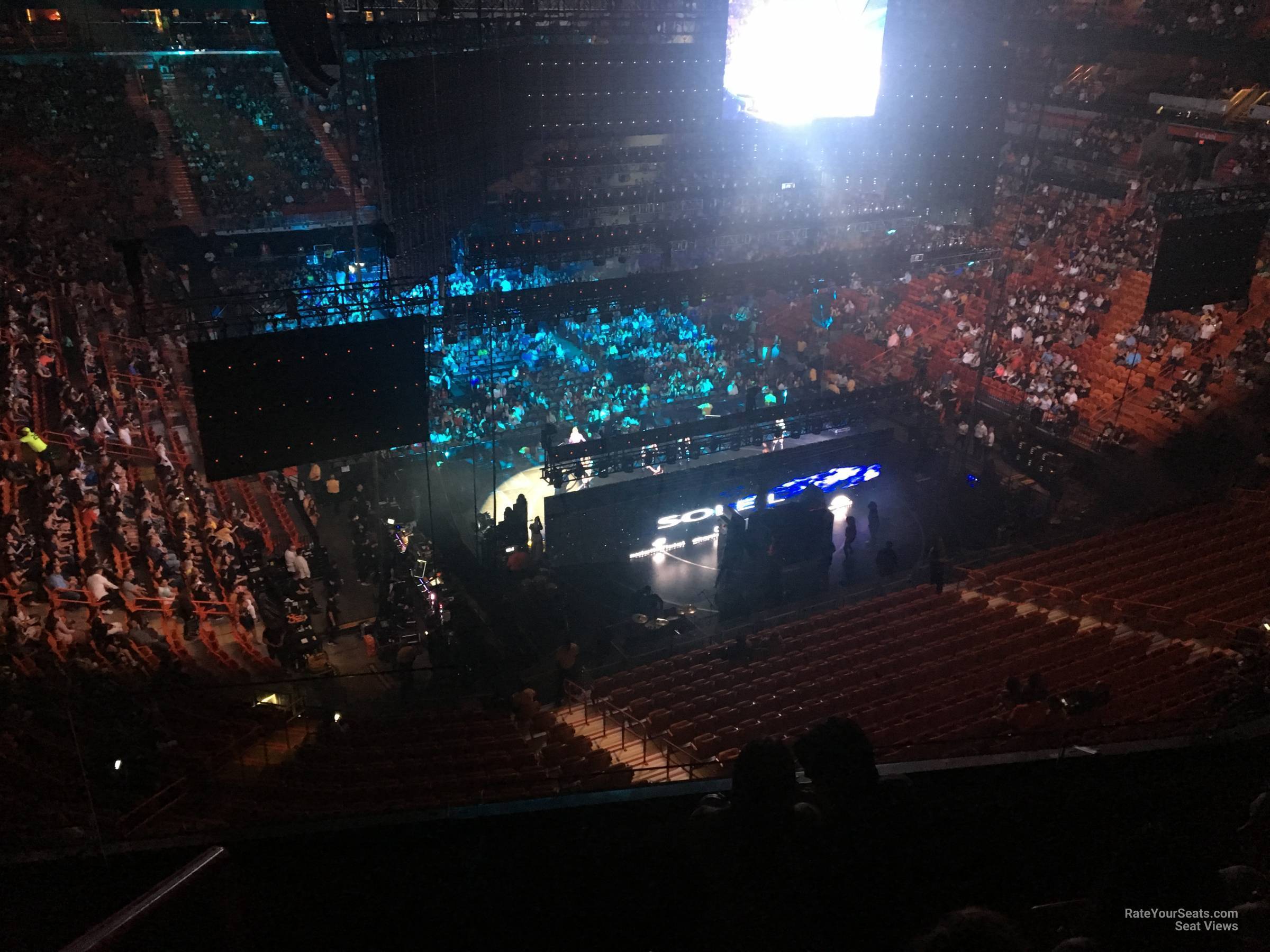 section 302, row 3 seat view  for concert - kaseya center