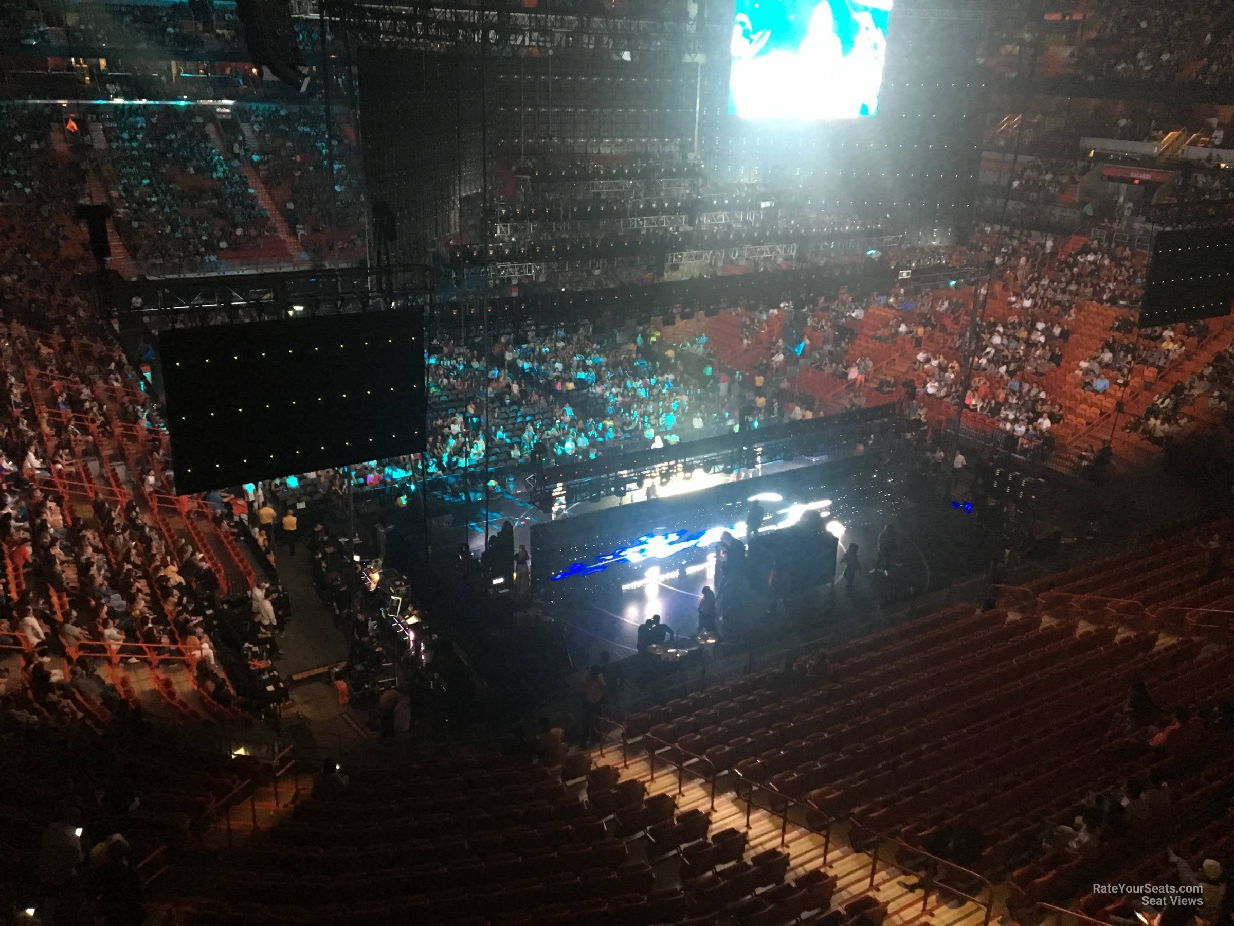 section 303, row 3 seat view  for concert - kaseya center