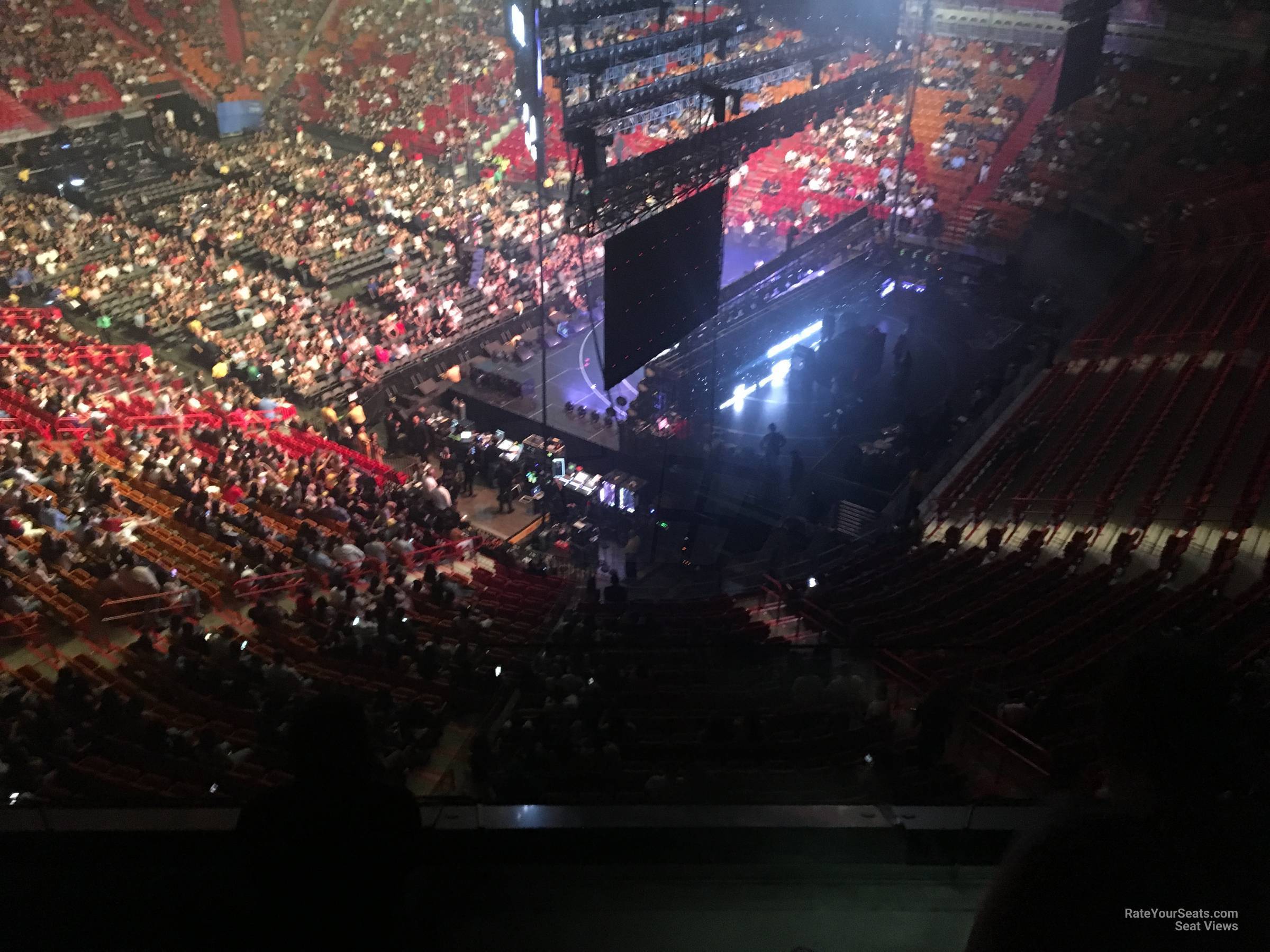 section 304, row 3 seat view  for concert - kaseya center