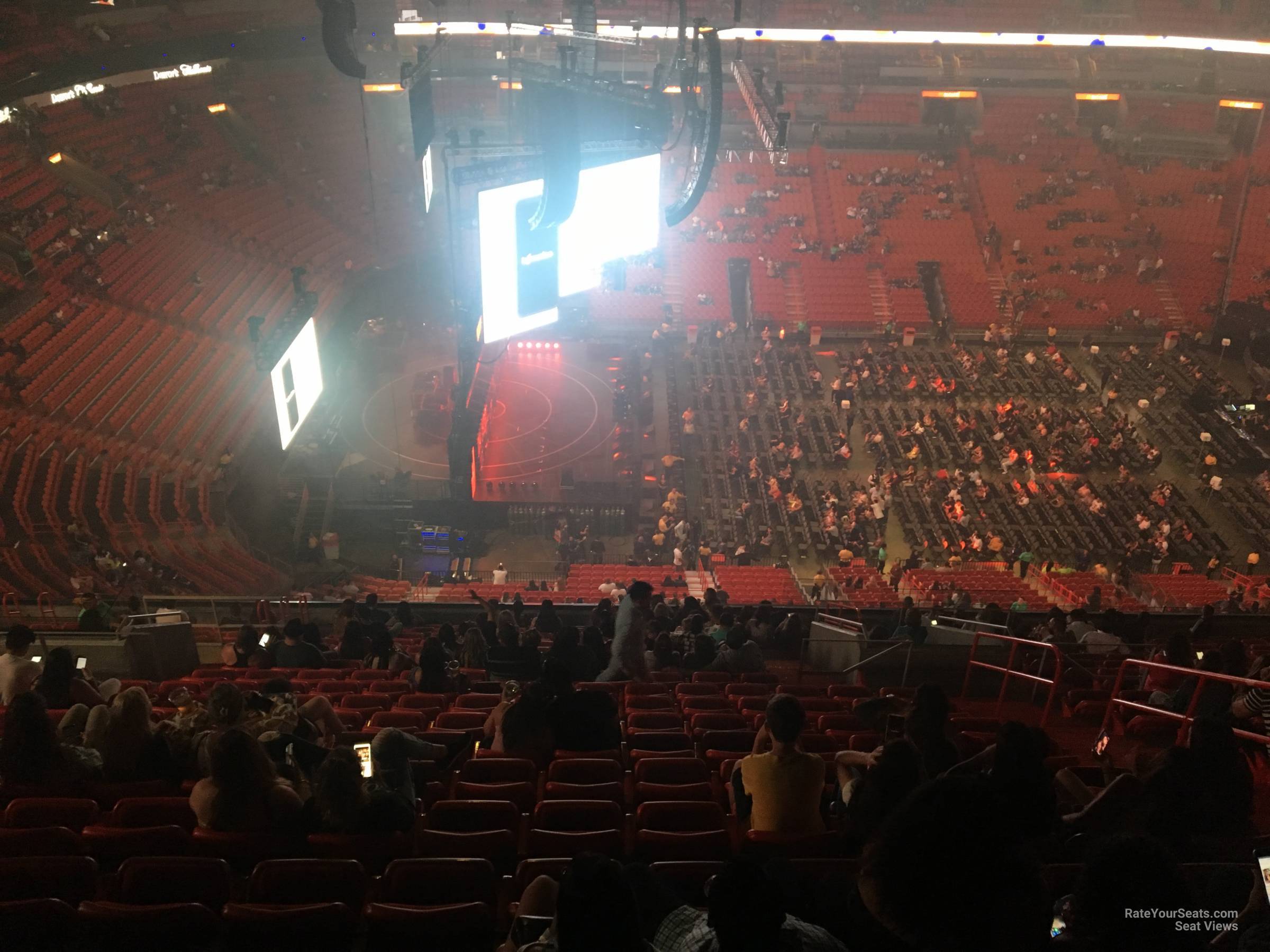 section 326, row 18 seat view  for concert - kaseya center