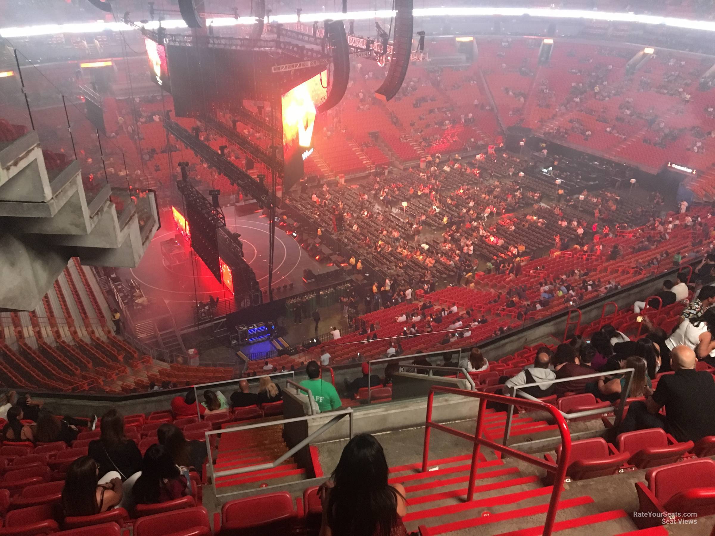 section 328, row 14 seat view  for concert - kaseya center