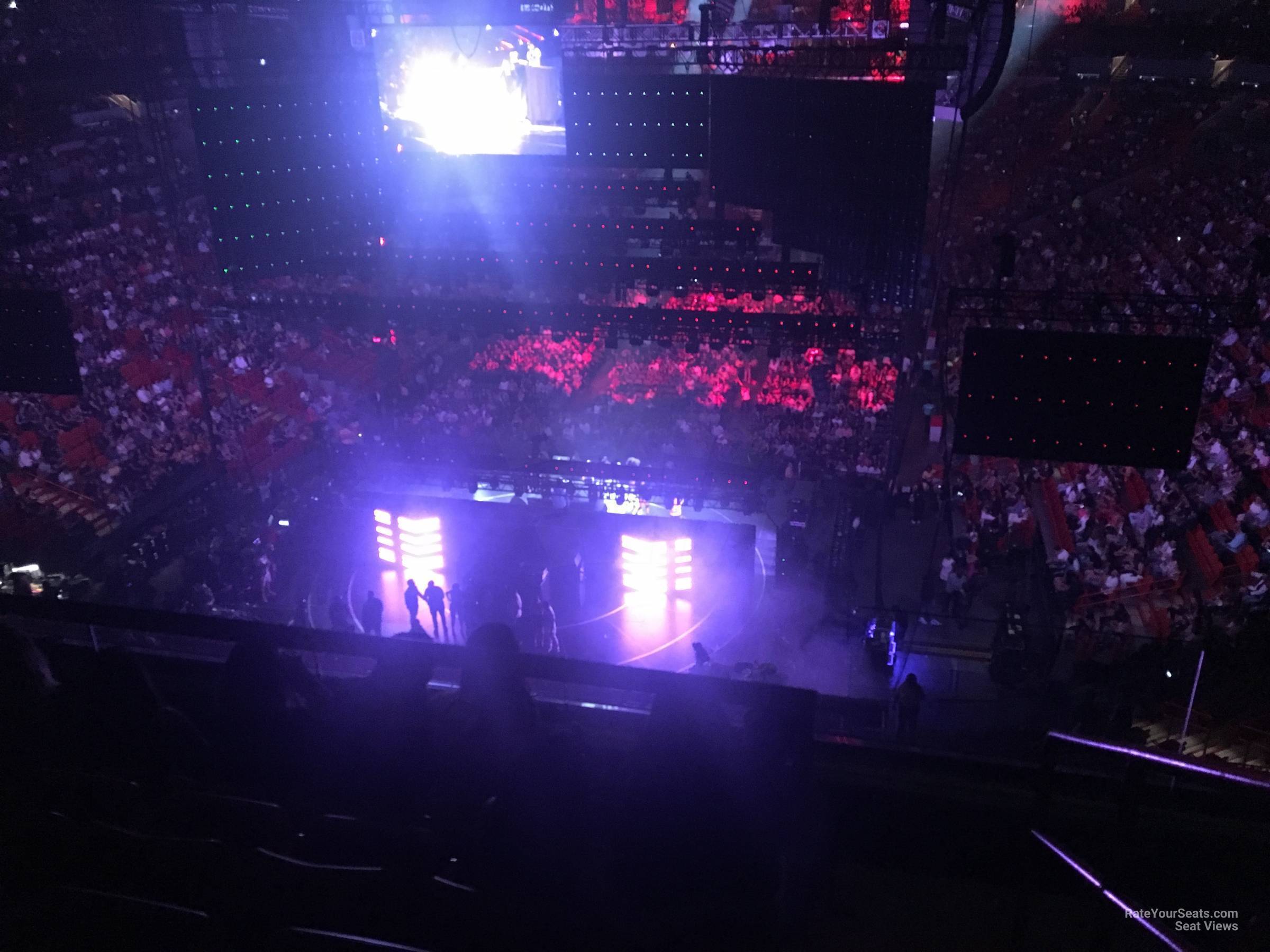 section 331, row 3 seat view  for concert - kaseya center