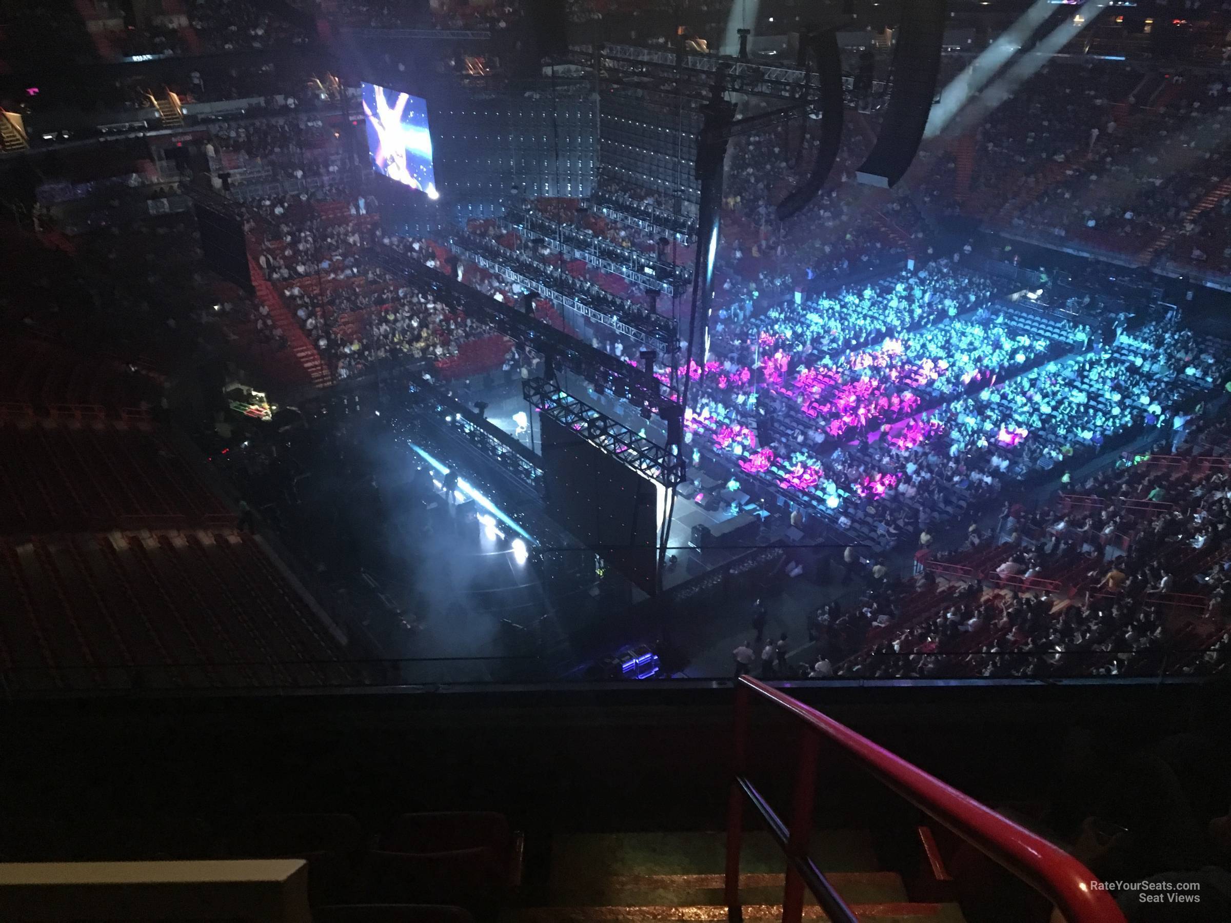 section 401, row 4 seat view  for concert - kaseya center