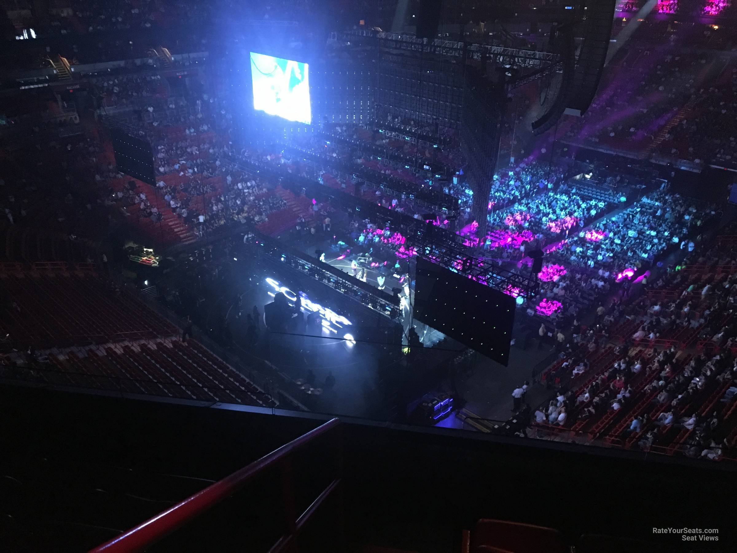 section 402, row 4 seat view  for concert - kaseya center