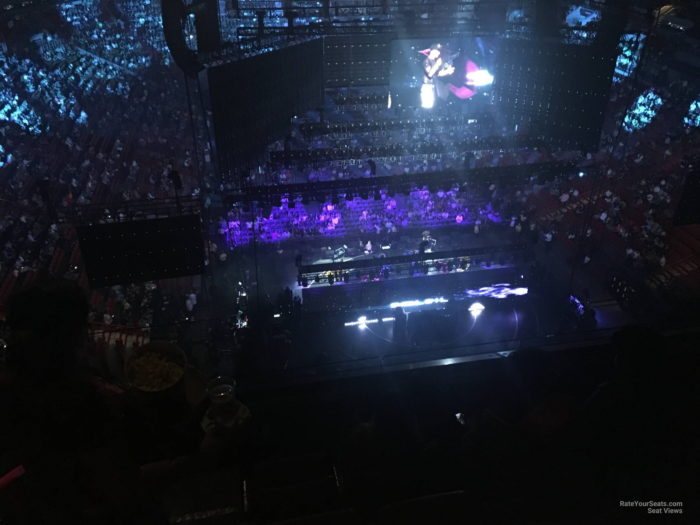 section 406, row 4 seat view  for concert - kaseya center