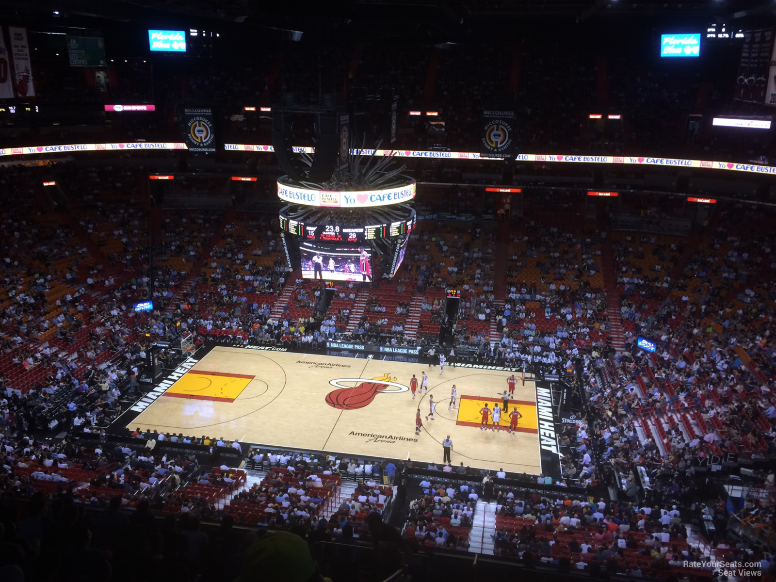section 323, row 14 seat view  for basketball - kaseya center
