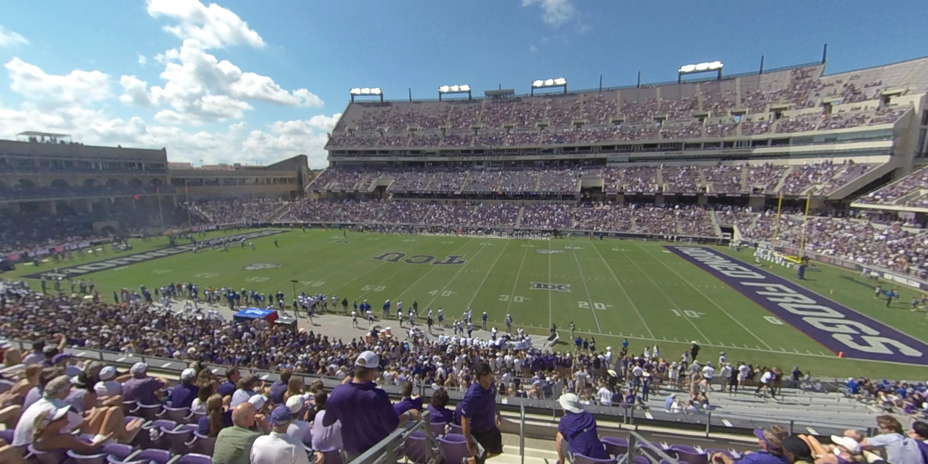 section 232 panoramic seat view  - amon carter stadium