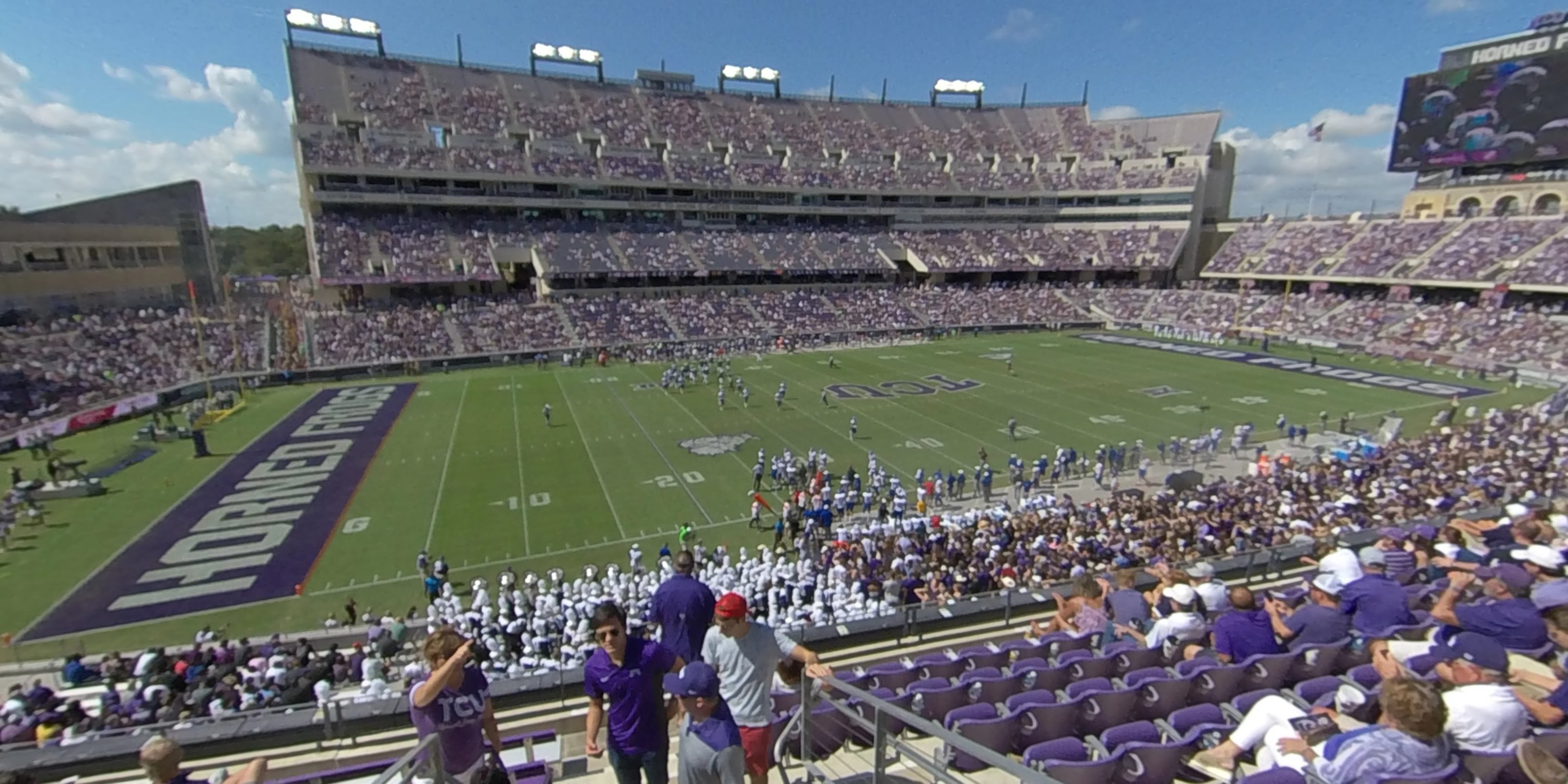 section 236 panoramic seat view  - amon carter stadium