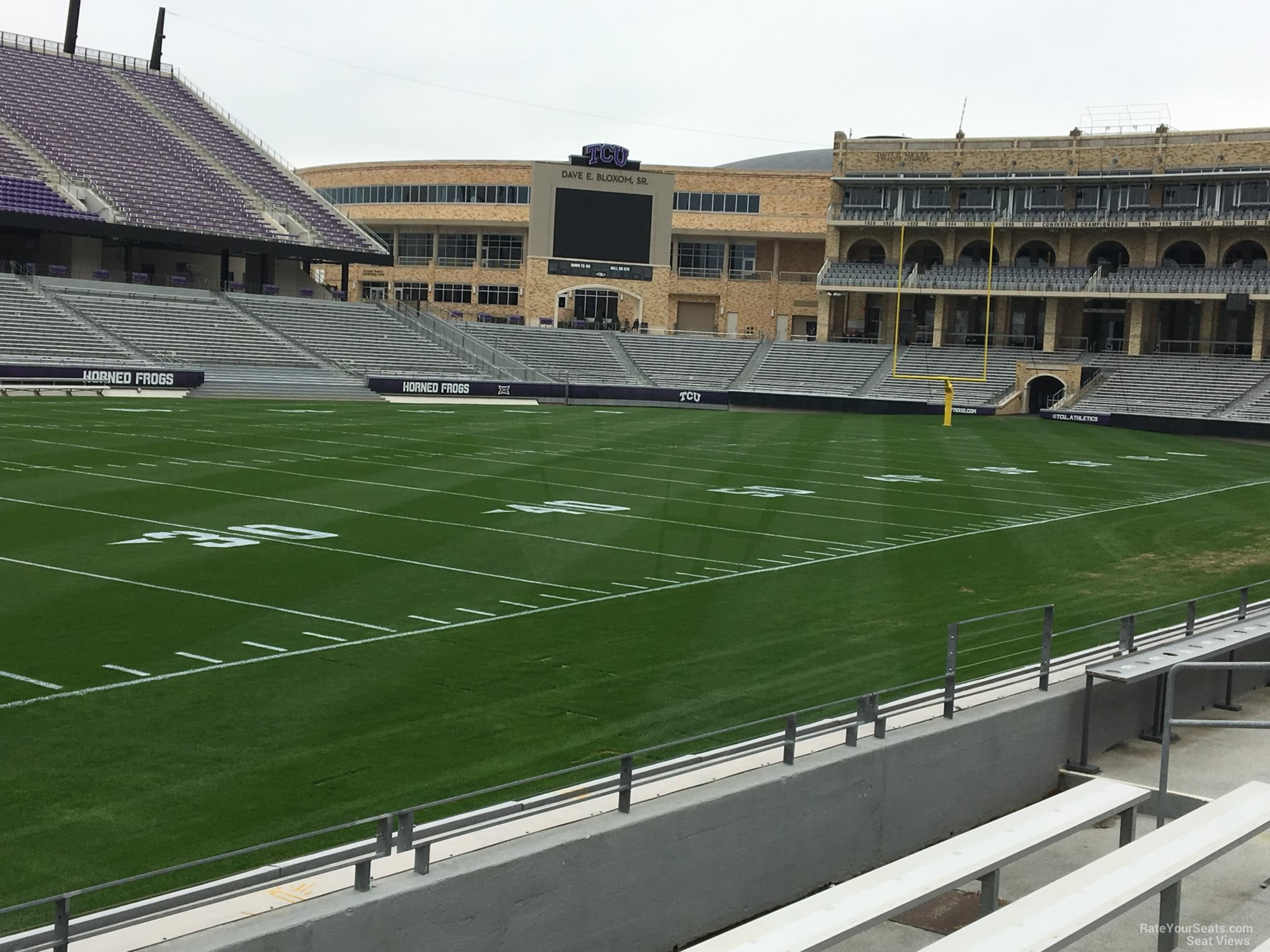 Tcu Football Stadium Seating Map | Elcho Table