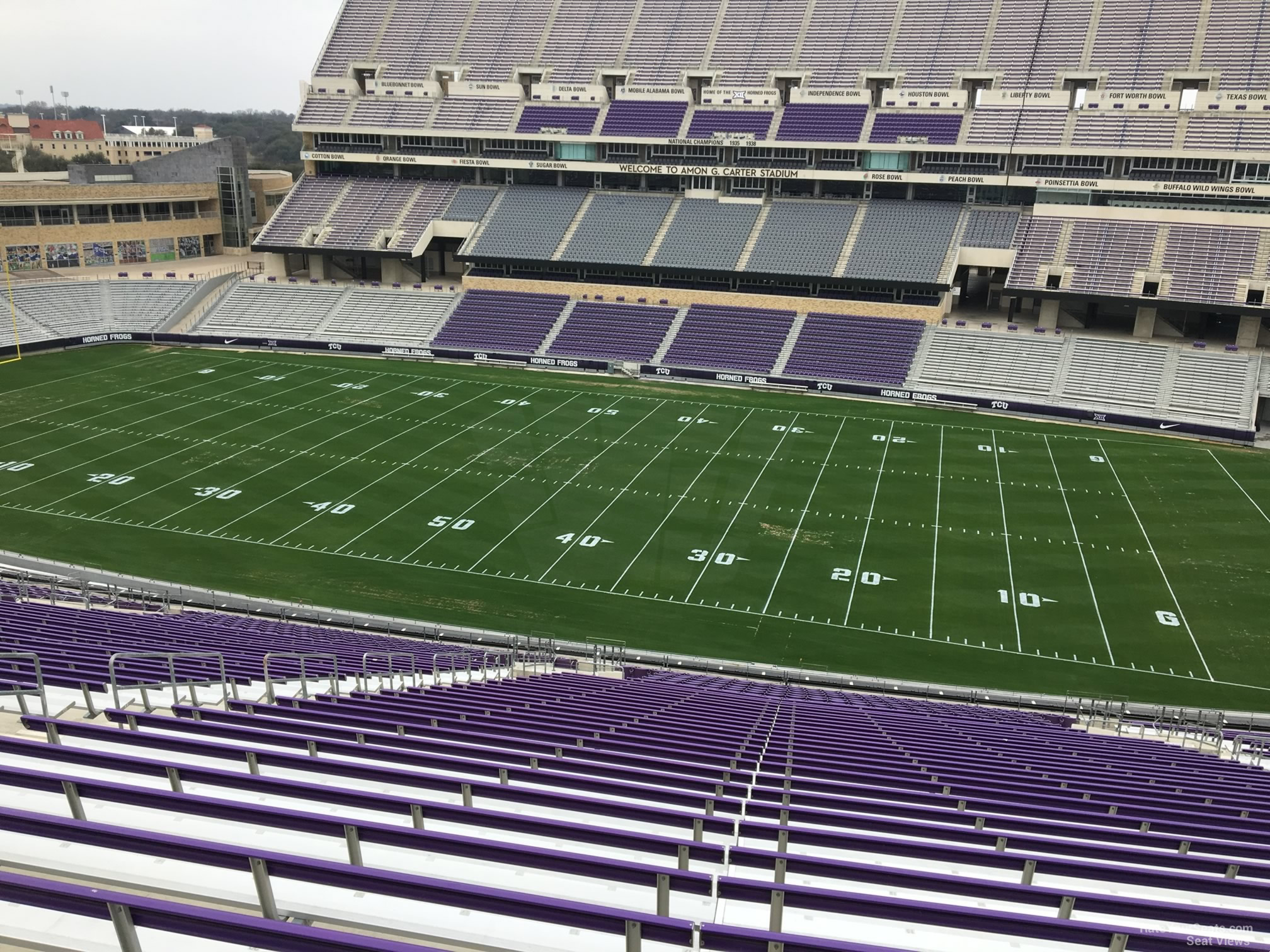 Tcu Football Stadium Seating Map Elcho Table