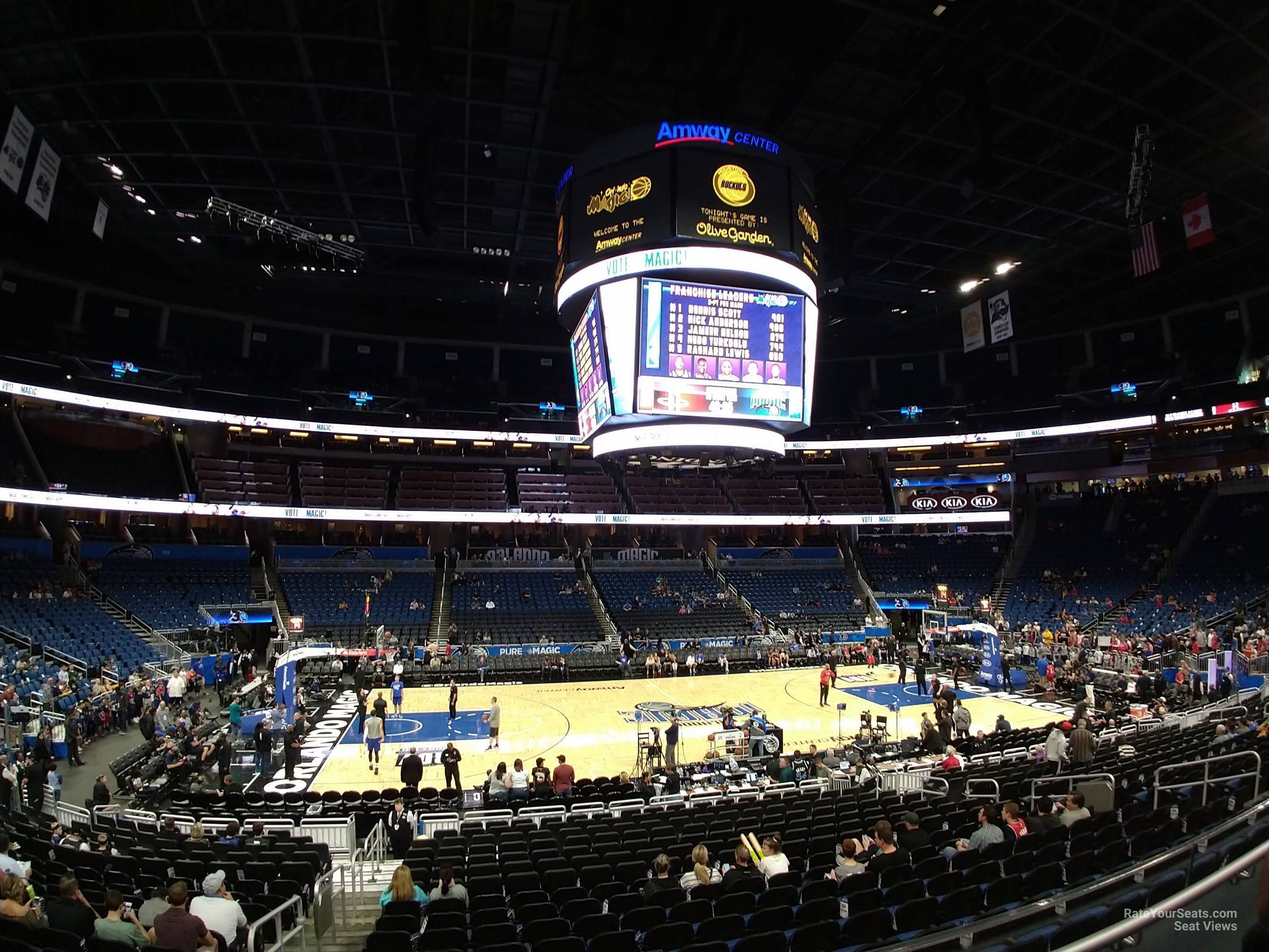 Amway Center Section 106 - Orlando Magic - RateYourSeats.com