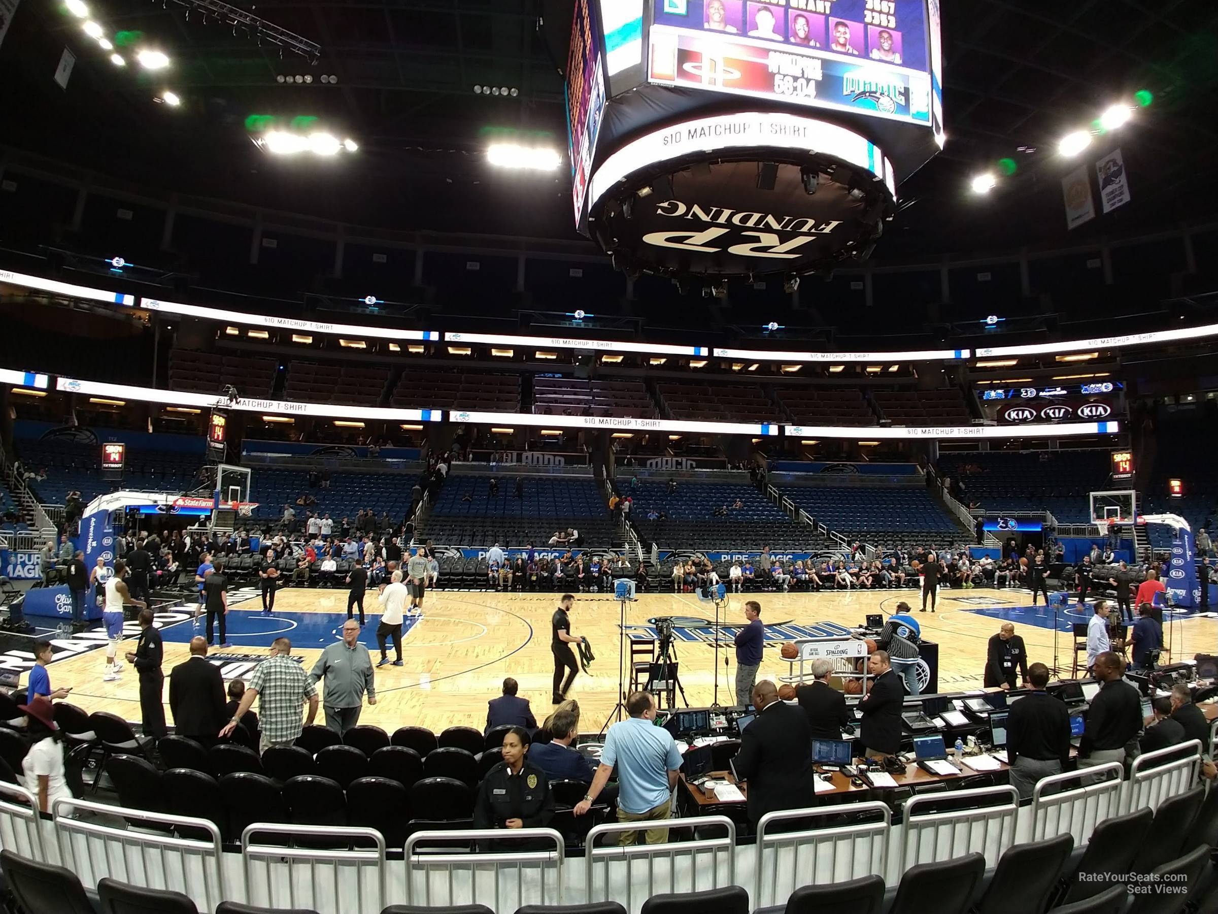 Amway Center Section 106 - Orlando Magic - RateYourSeats.com