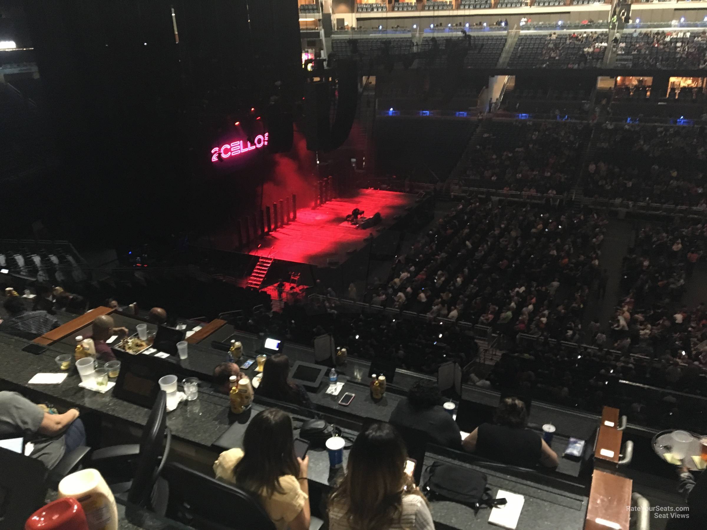section g, row 5 seat view  for concert - kia center