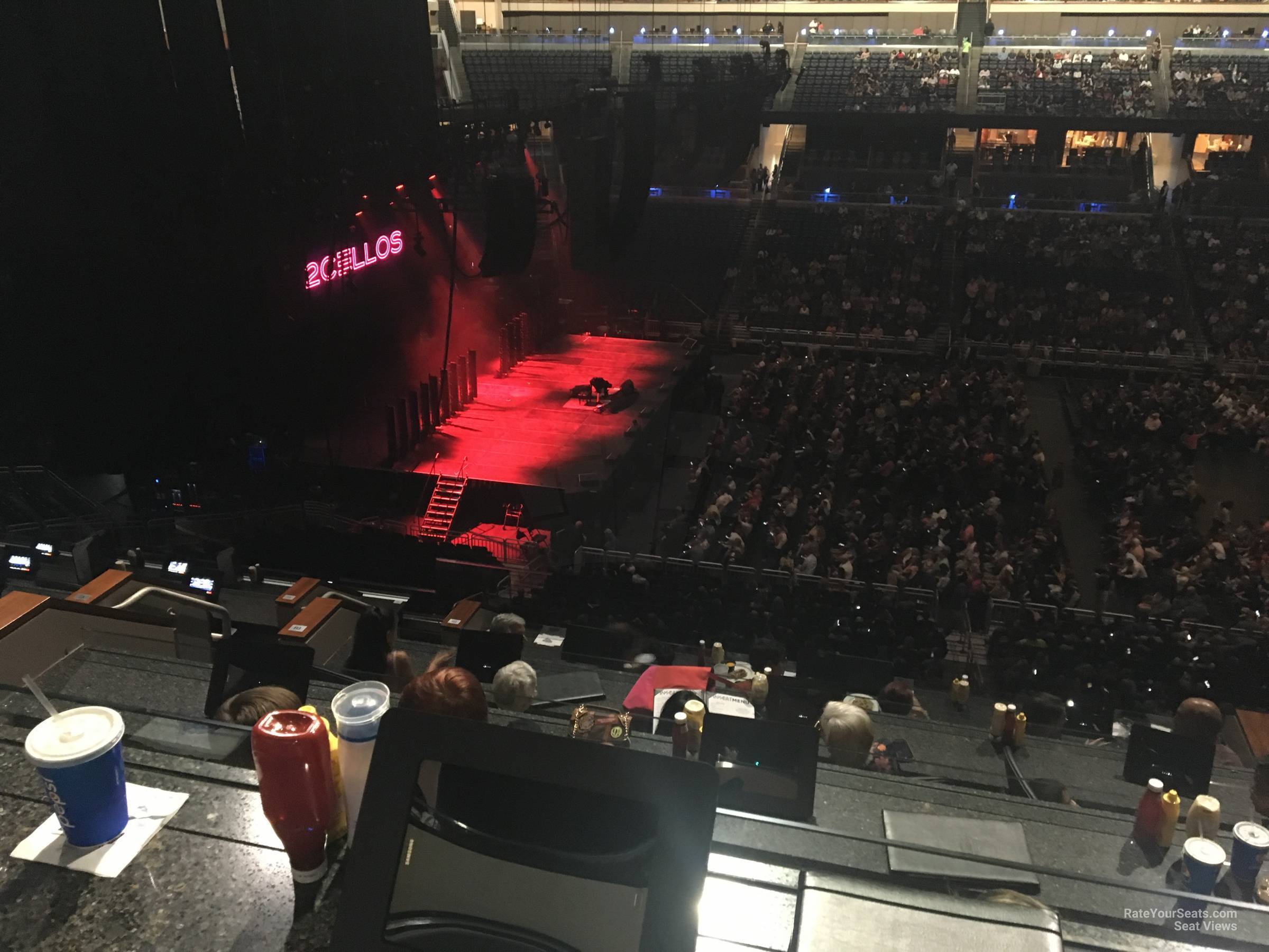 section h, row 5 seat view  for concert - kia center