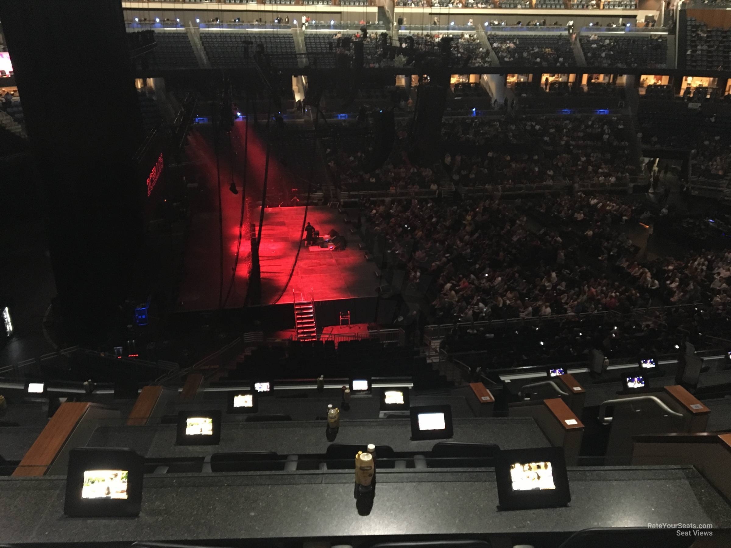 section k, row 5 seat view  for concert - kia center