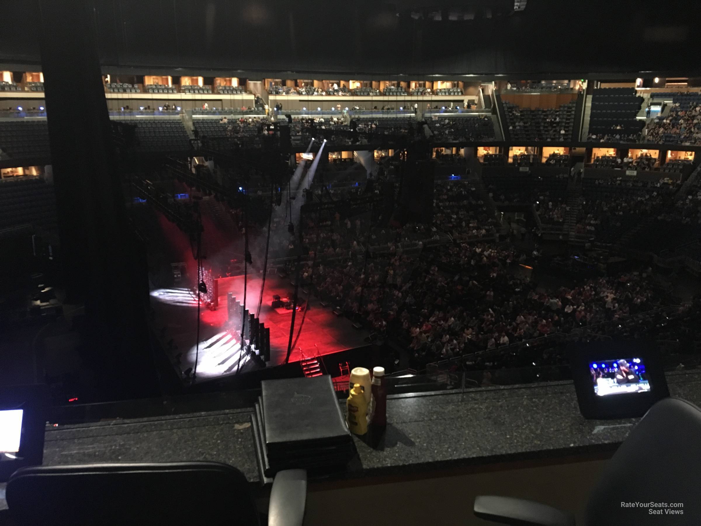 section m, row 5 seat view  for concert - kia center