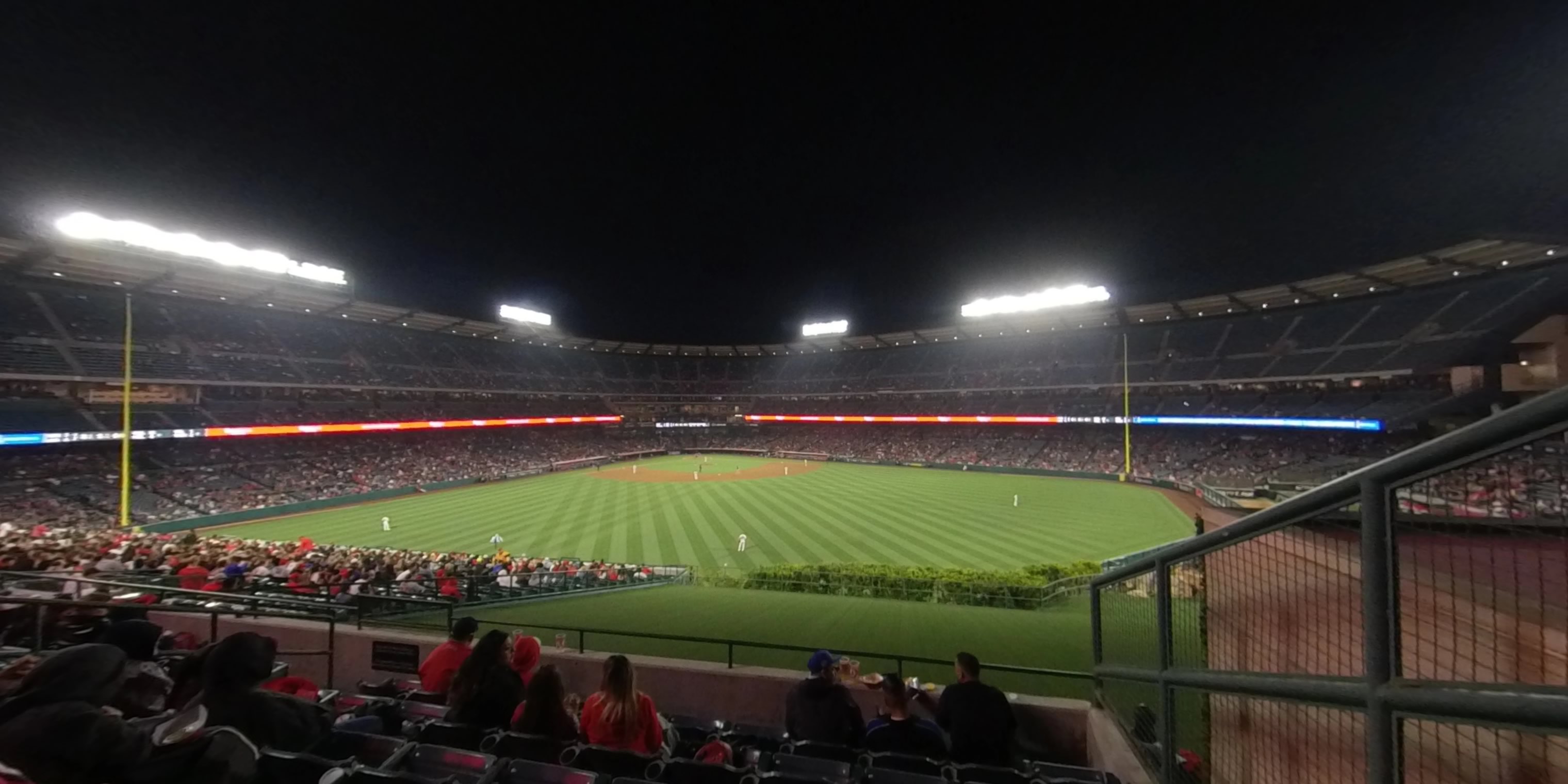 section 249 panoramic seat view  - angel stadium