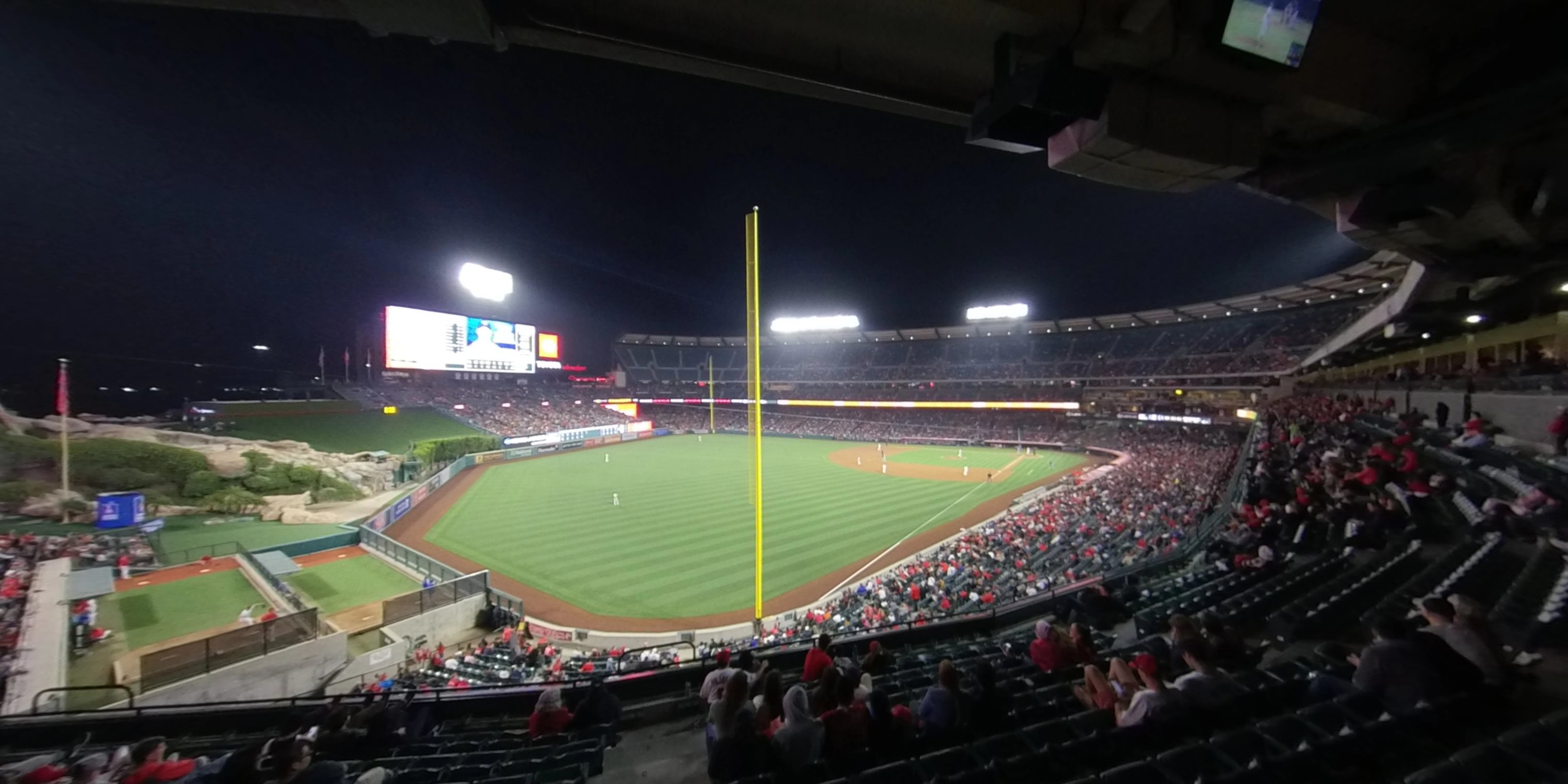 section 303 panoramic seat view  - angel stadium