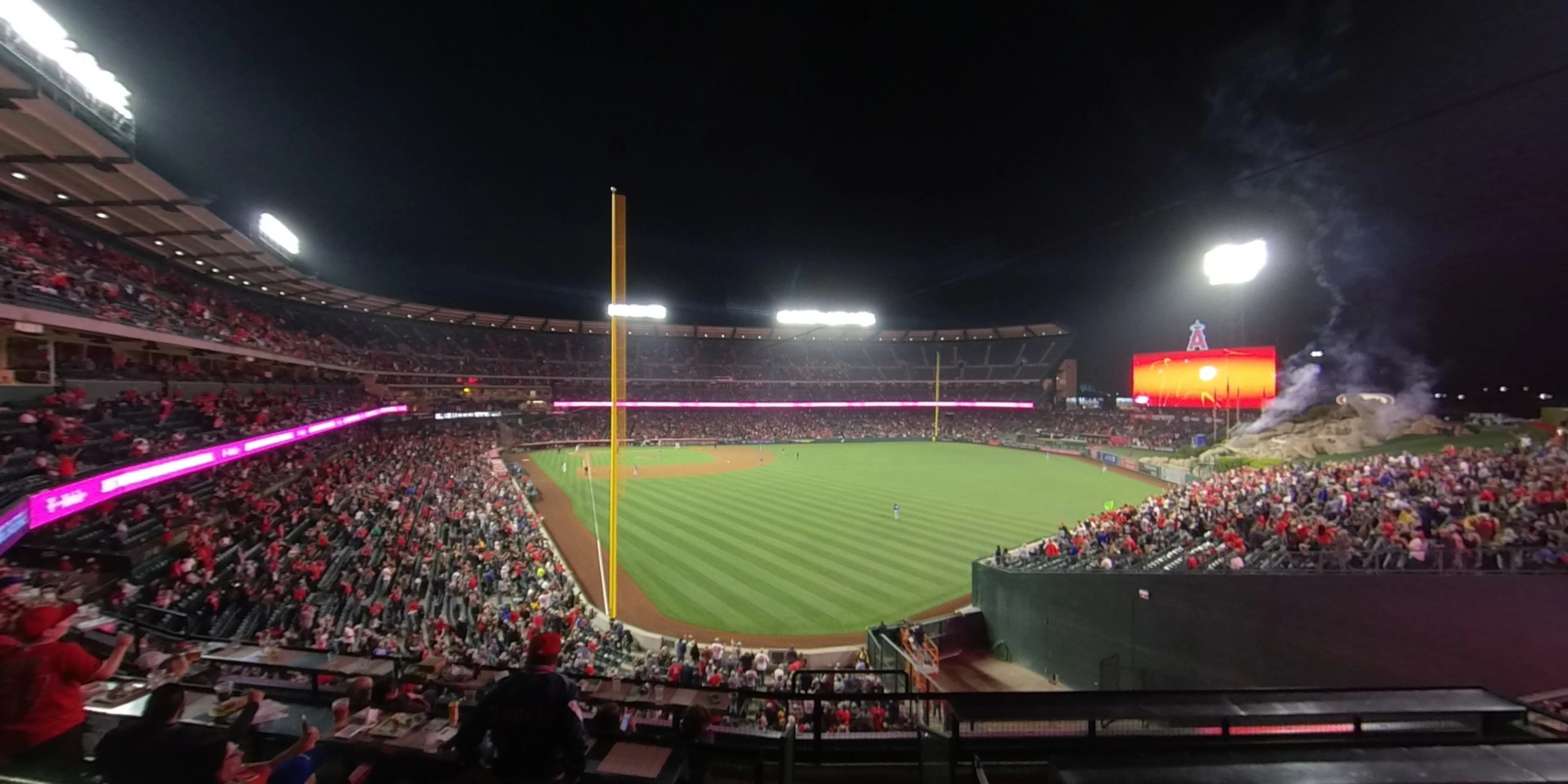 section 349 panoramic seat view  - angel stadium