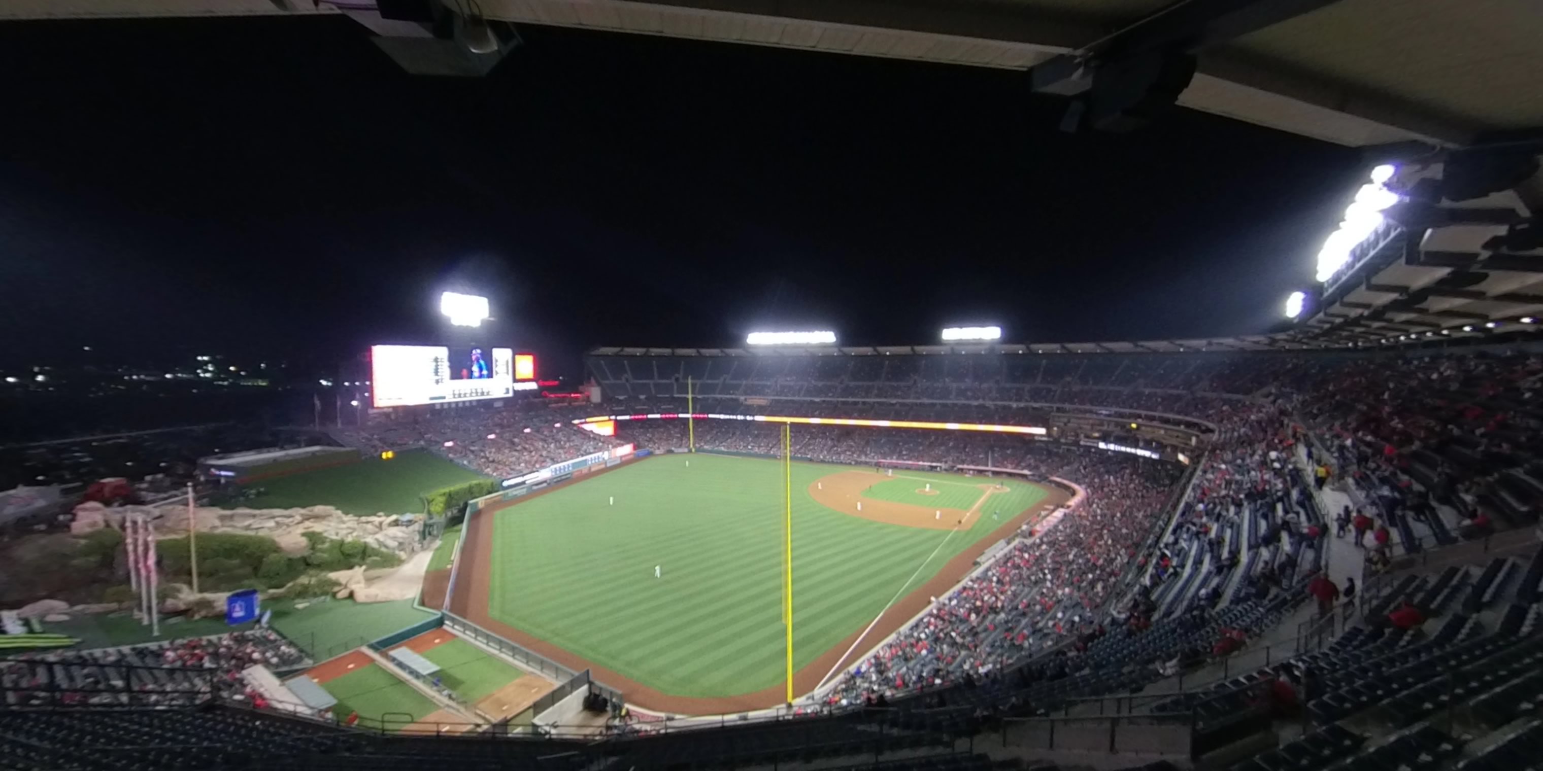 section 503 panoramic seat view  - angel stadium