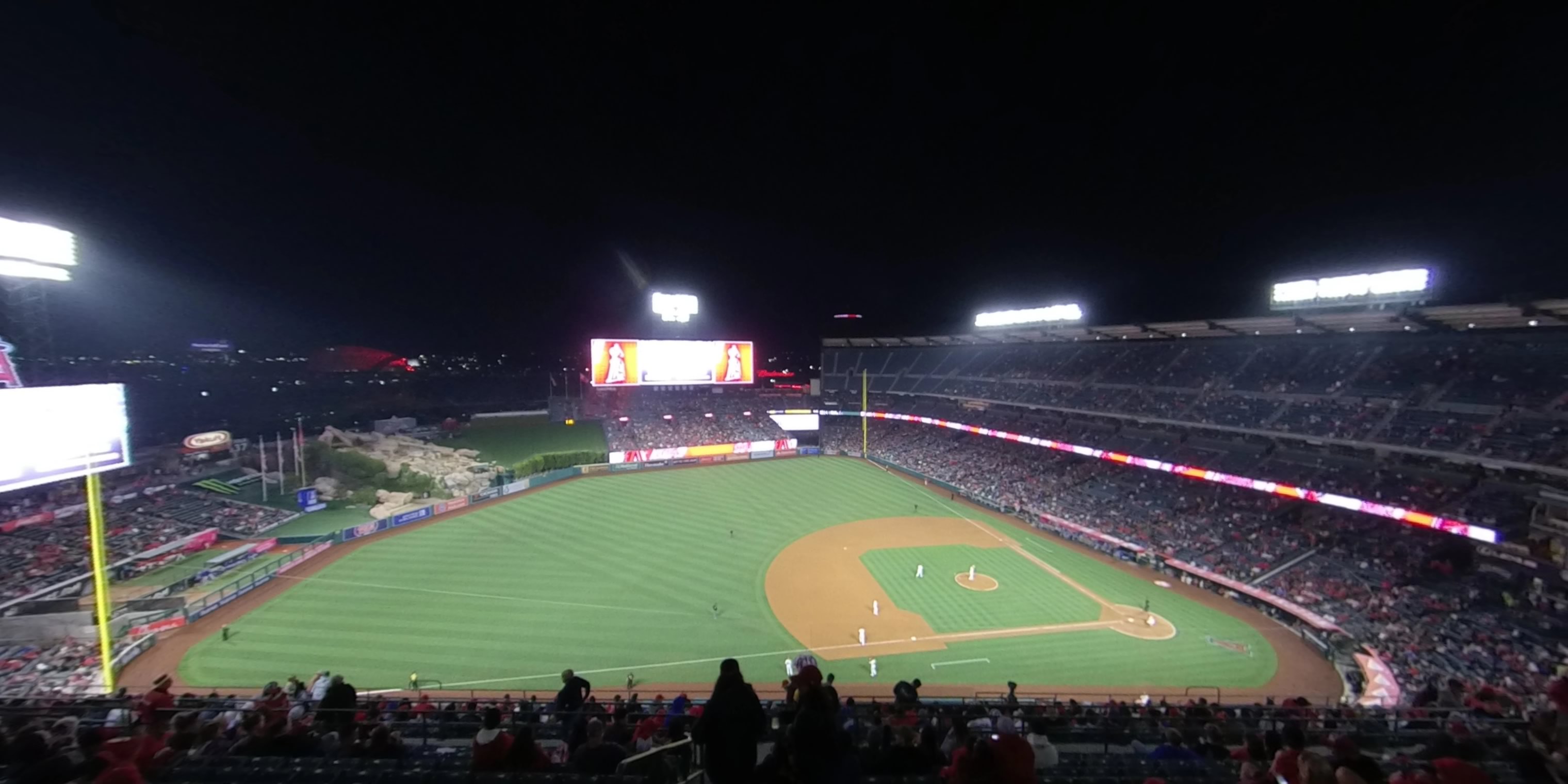 section 511 panoramic seat view  - angel stadium