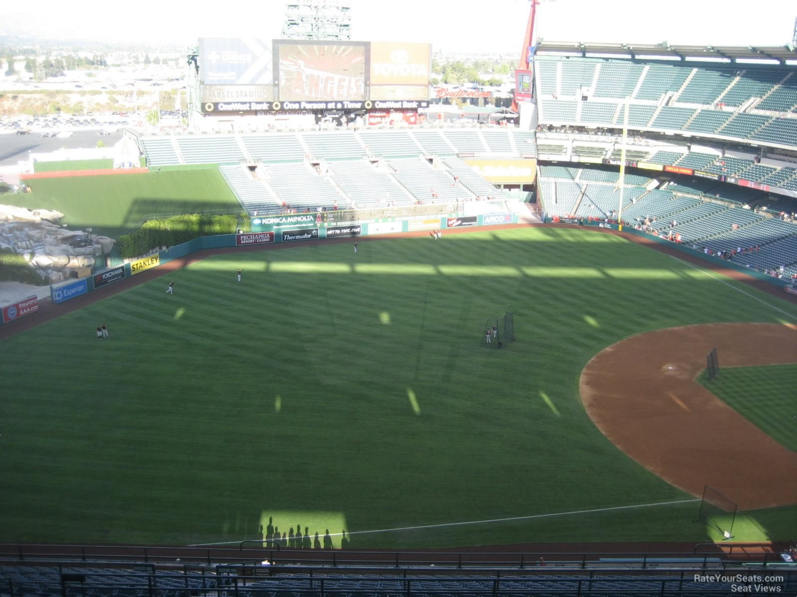 Angels Stadium baseball card (Anaheim California) 2010 Upper Deck #554 at  's Sports Collectibles Store