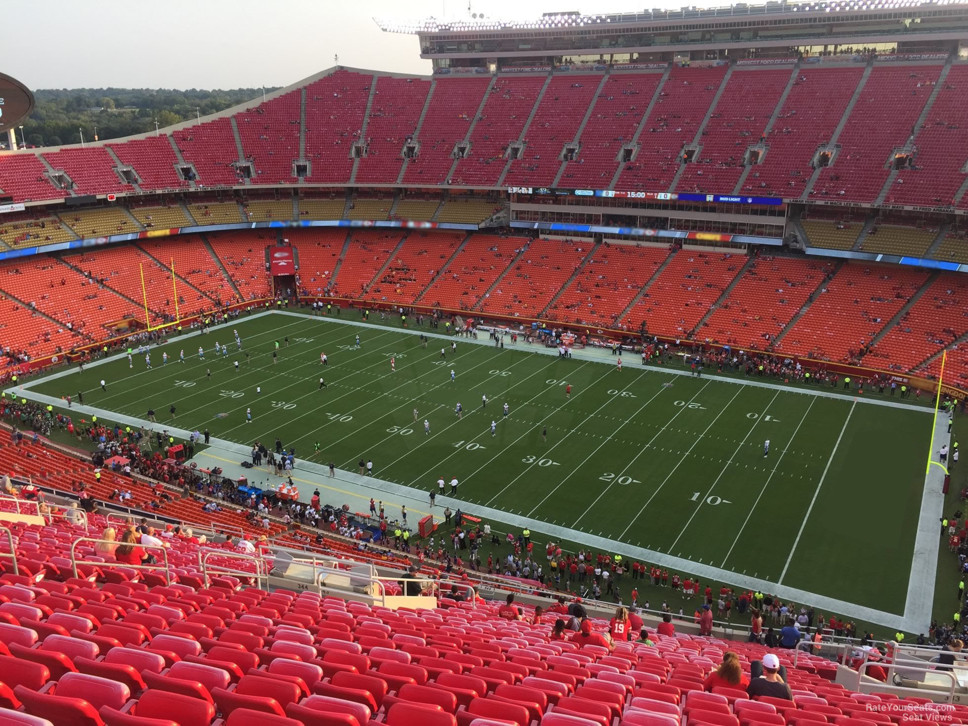 Section 343 at Arrowhead Stadium - RateYourSeats.com