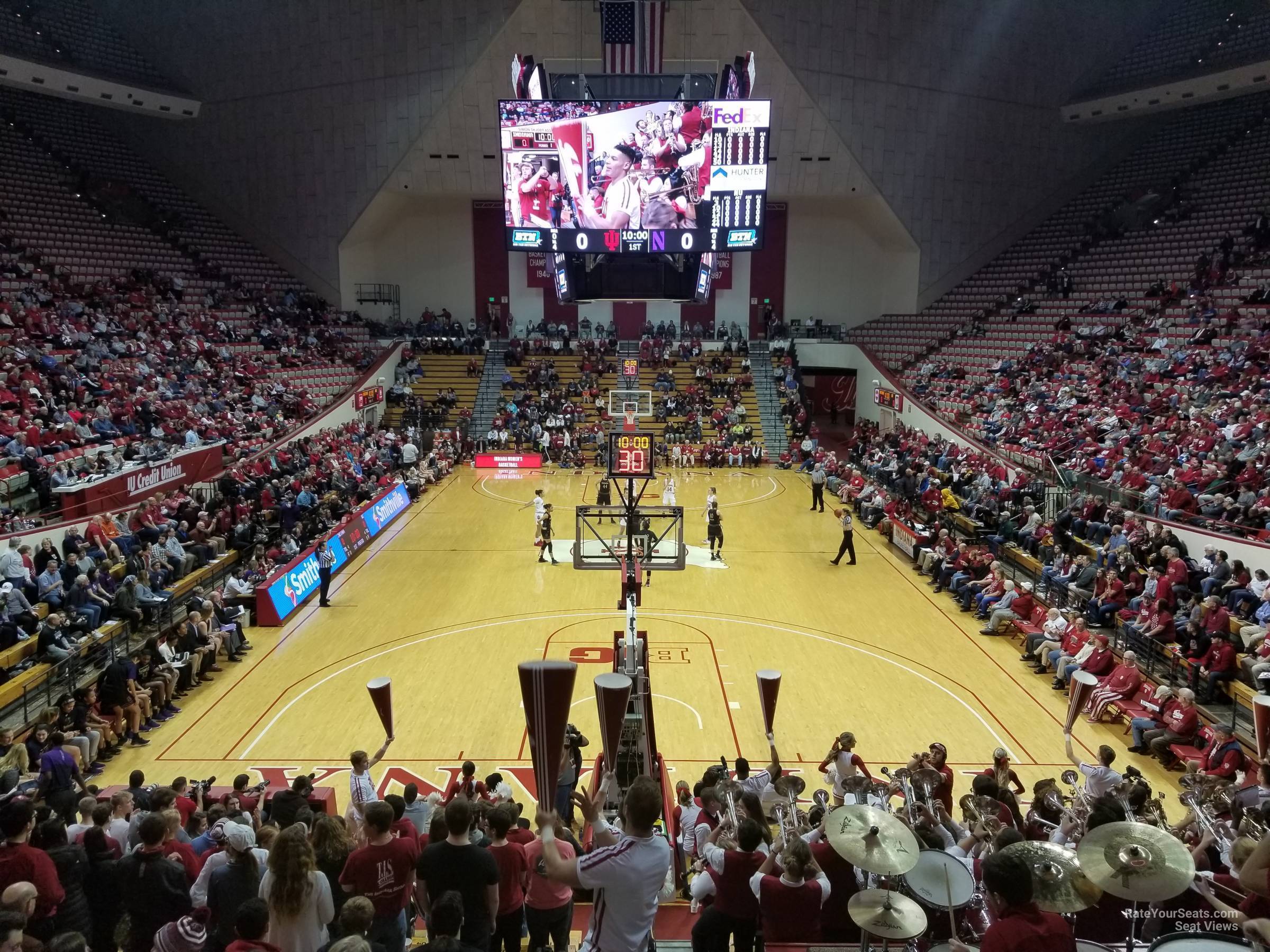 section 1, row 19 seat view  - assembly hall