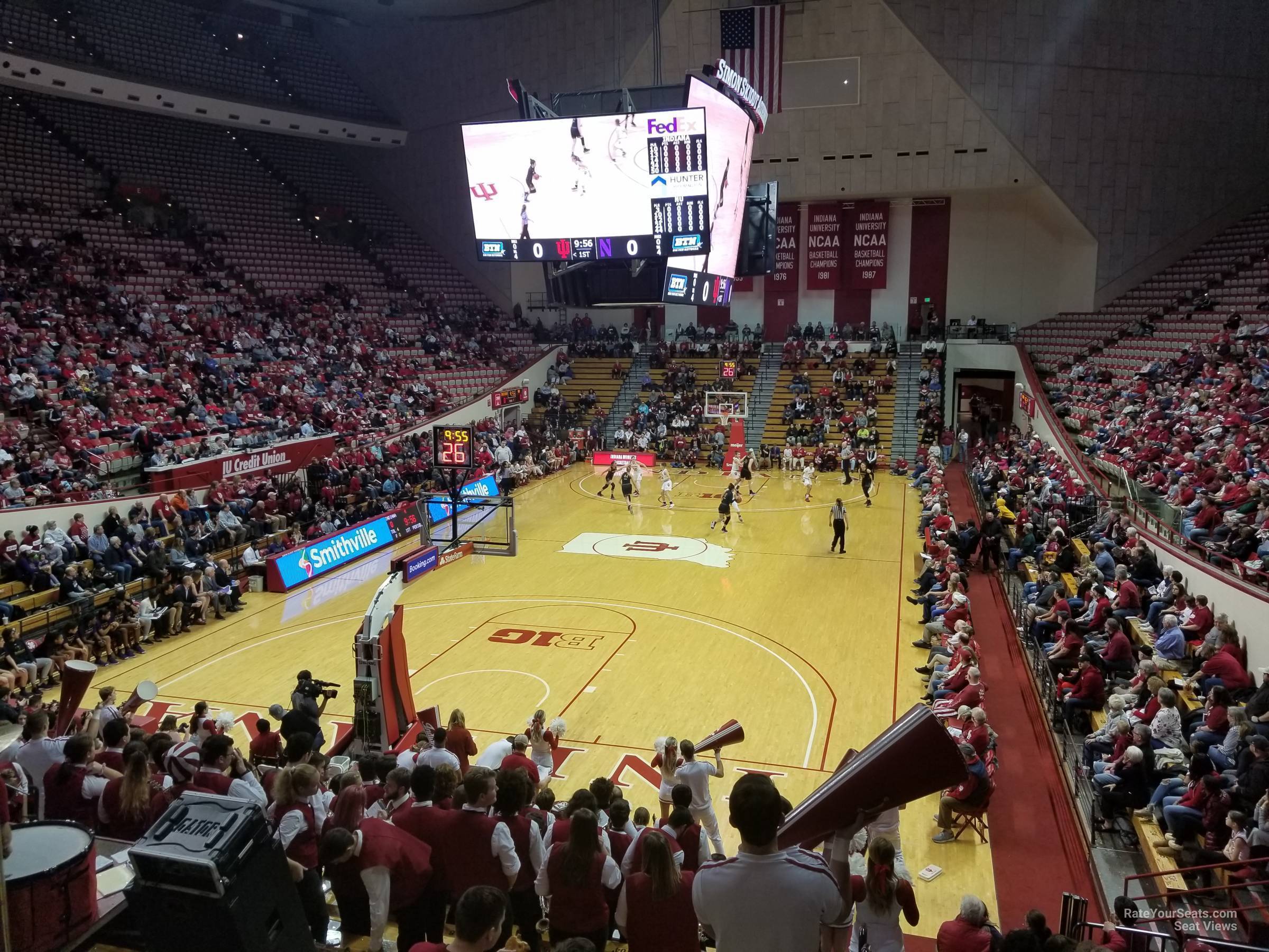 section 10, row 19 seat view  - assembly hall