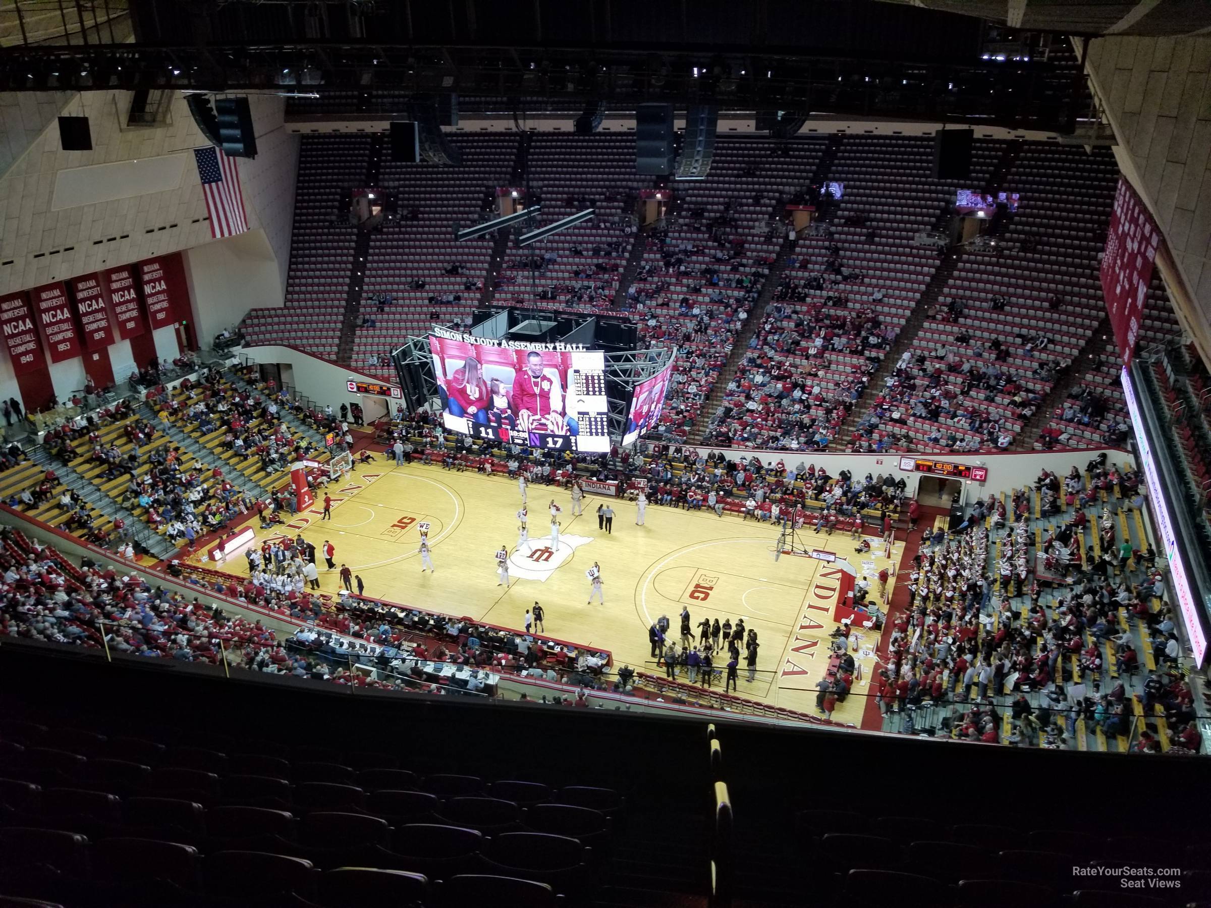 section bb, row 9 seat view  - assembly hall