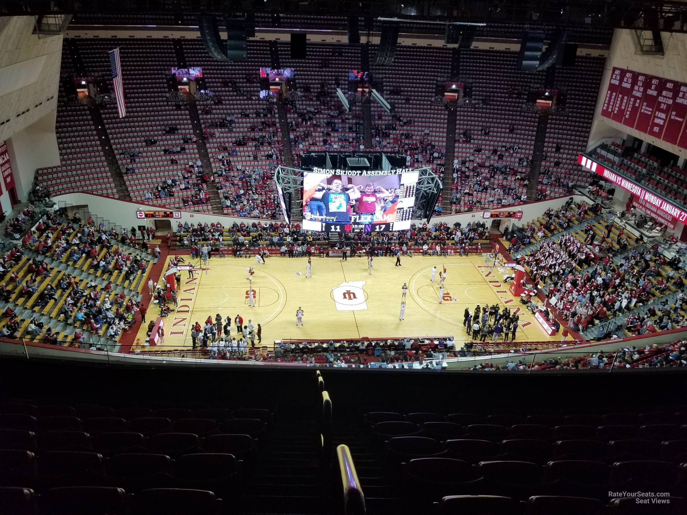 section dd, row 9 seat view  - assembly hall