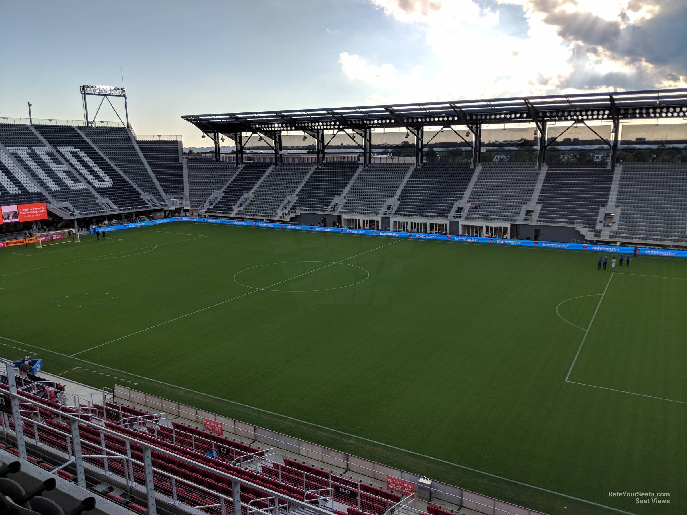 section 103, row 4 seat view  - audi field
