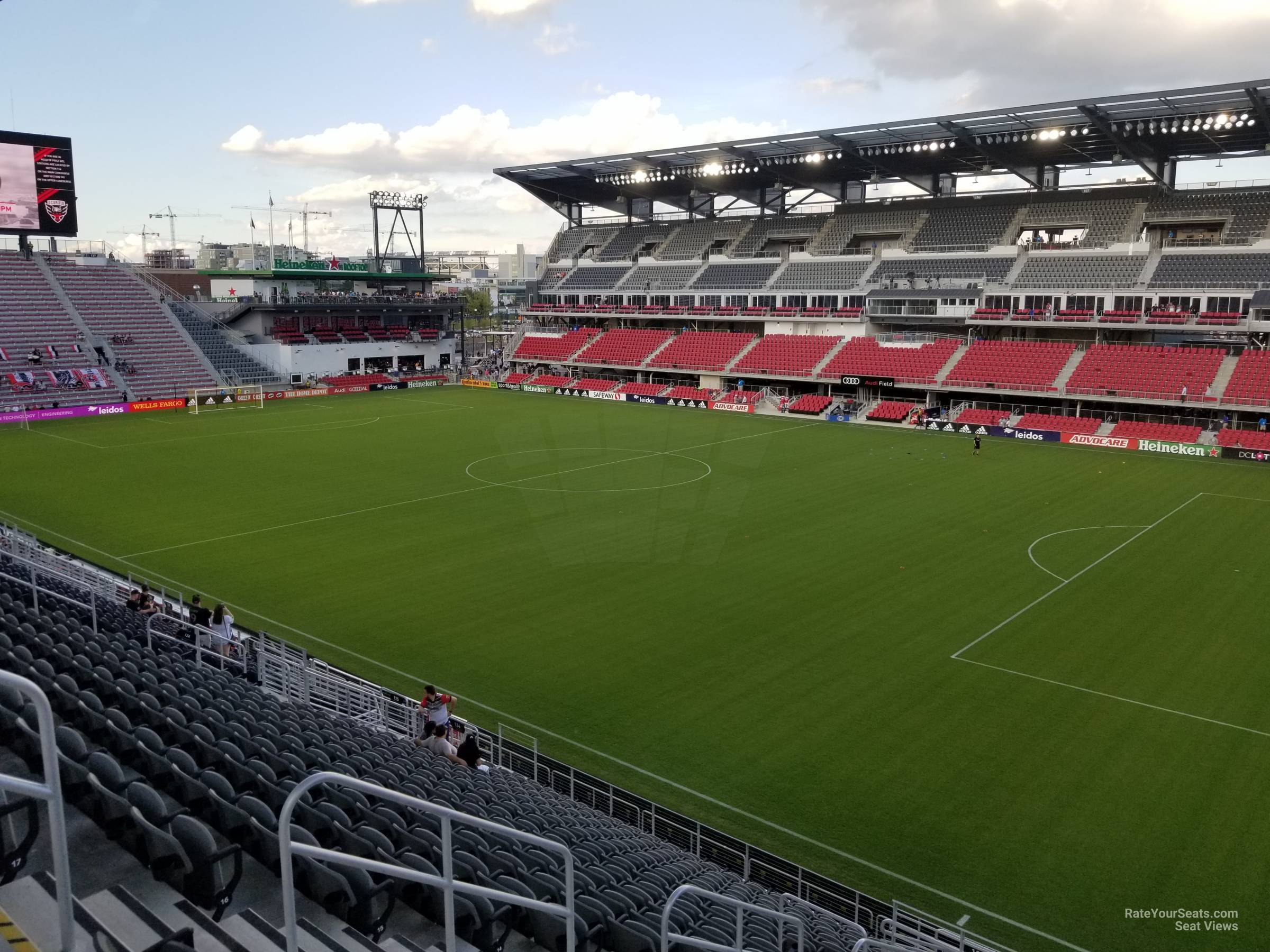 section 123, row 19 seat view  - audi field