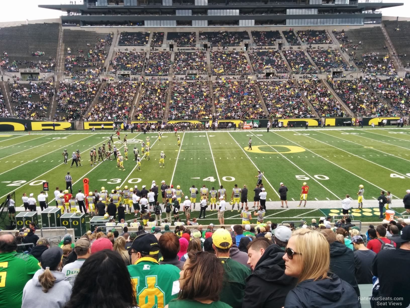 Autzen Stadium Seating Chart With Seat Numbers Two Birds Home
