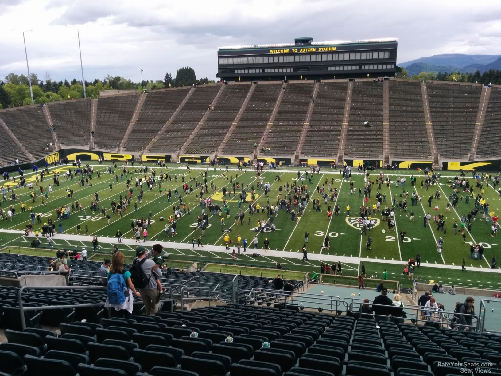 Seating Chart For Autzen Stadium