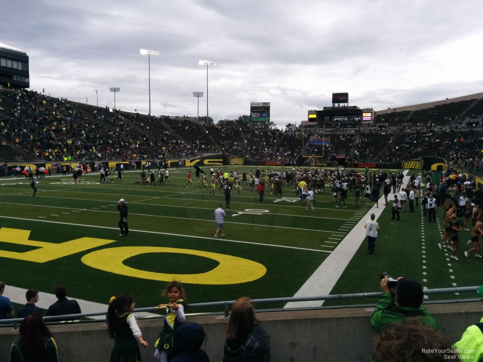 Autzen Stadium Section 38 - Oregon Football - RateYourSeats.com