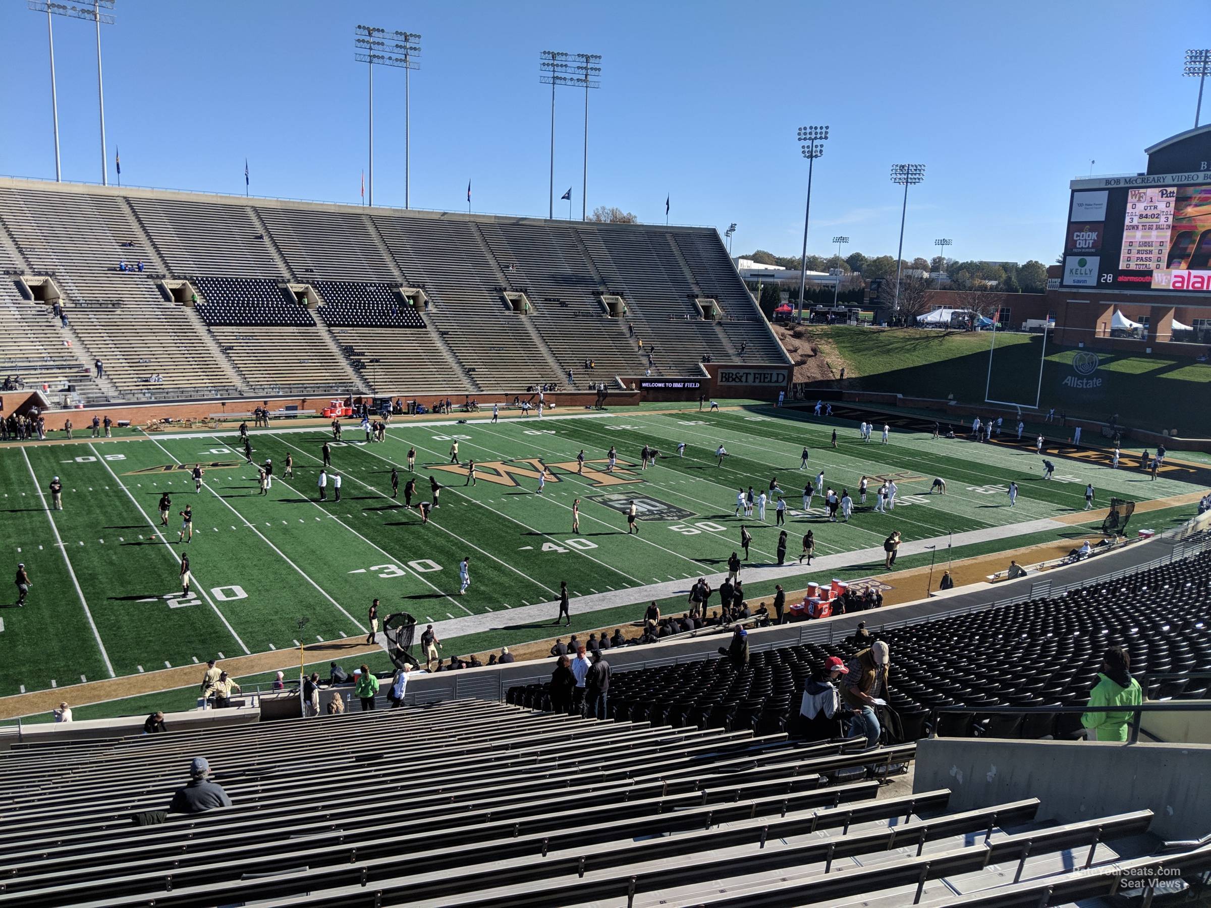 BB&T Field Seating Views - RateYourSeats.com