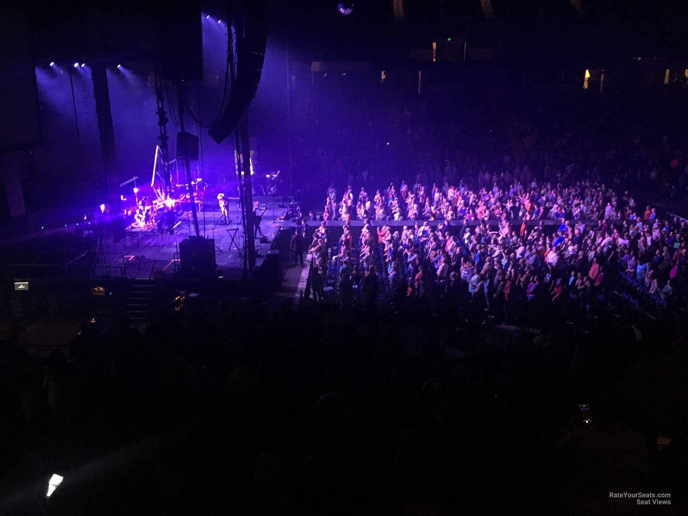 section 131, row x seat view  for concert - legacy arena at the bjcc